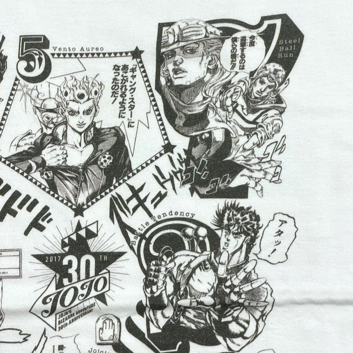 Anime JoJo's Bizarre Adventure 30th Anniversary Tee Size US S / EU 44-46 / 1 - 5 Thumbnail