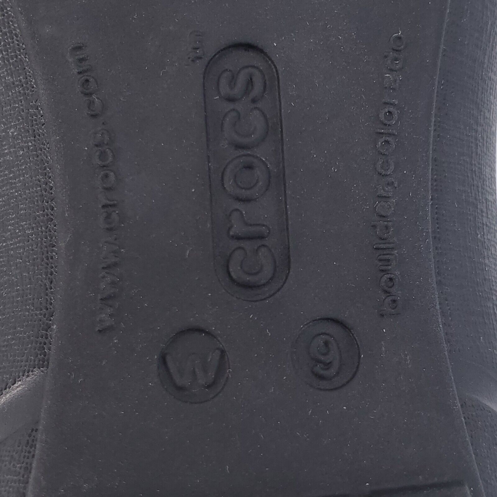 Crocs Crocs Ballet Flat Womens Size 9 Black Rubber Round Toe Size US 9 / IT 39 - 9 Thumbnail