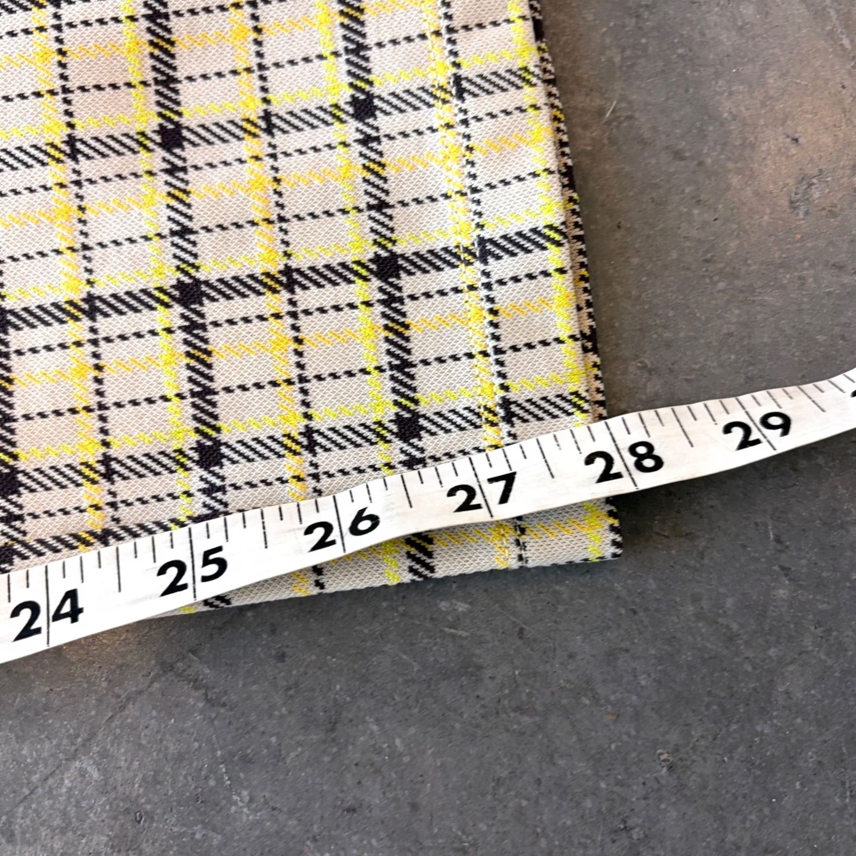 Tory Burch VINTAGE Tory Burch Plaid Yellow Women's Golf Pants Size Small Size 28" / US 6 / IT 42 - 7 Thumbnail