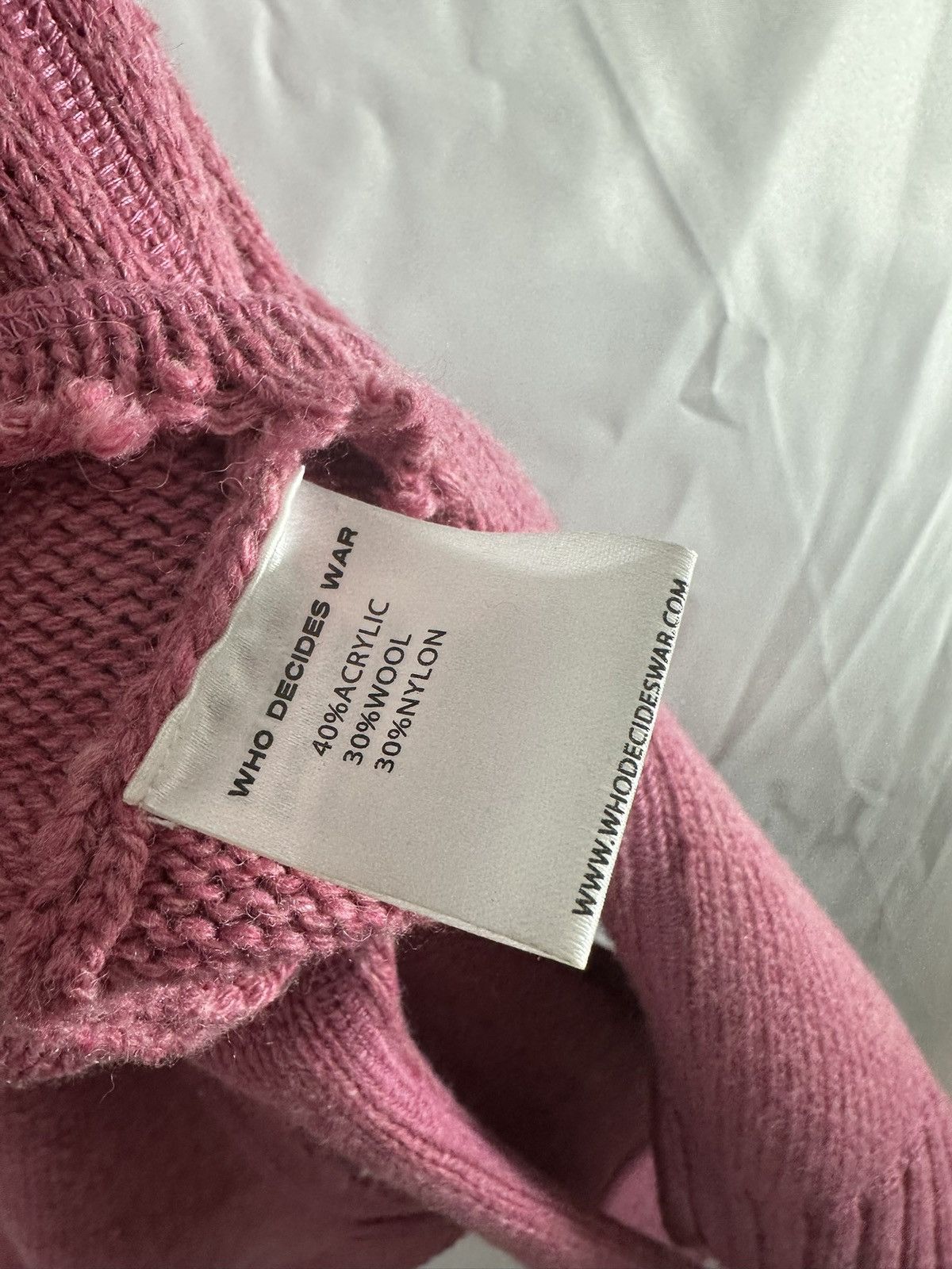 Who Decides War WHO DECIDES WAR KNITWEAR SWEATER Size US M / EU 48-50 / 2 - 6 Thumbnail