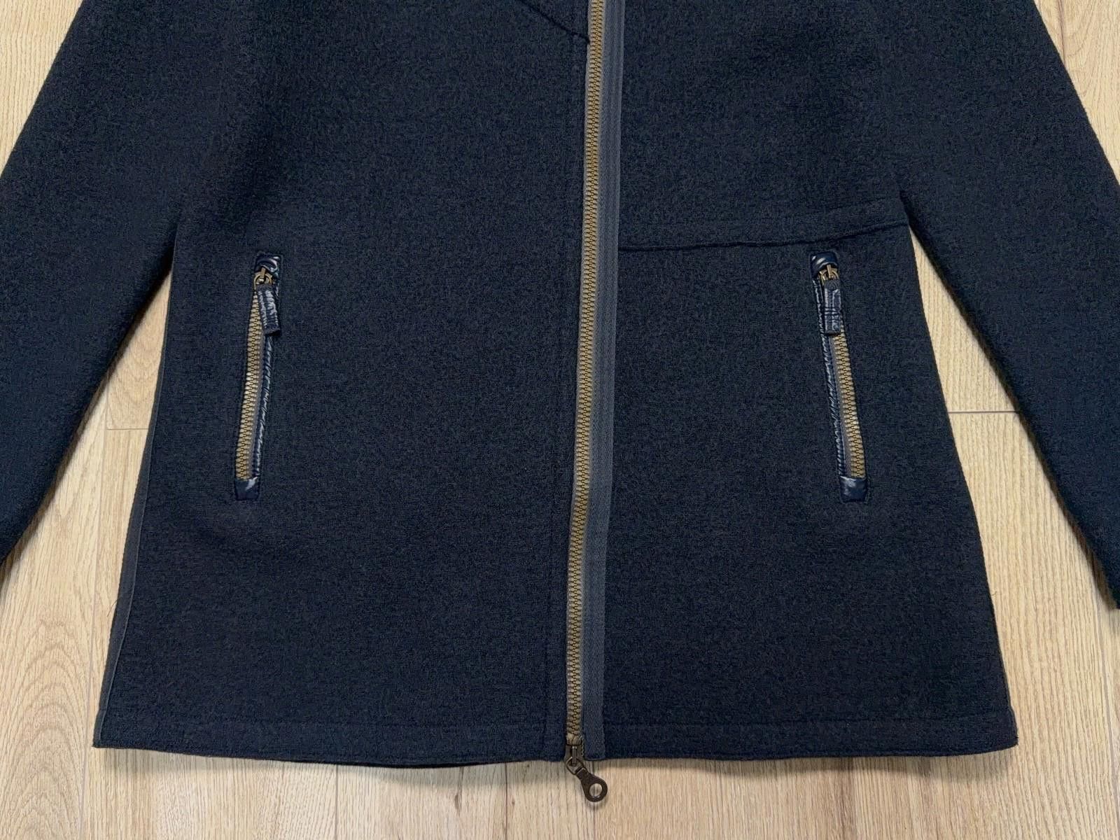 Frauenschuh Womens Frauenschuh Boiled Wool Jacket Zip Cardigan Size 3 L Size L / US 10 / IT 46 - 2 Thumbnail