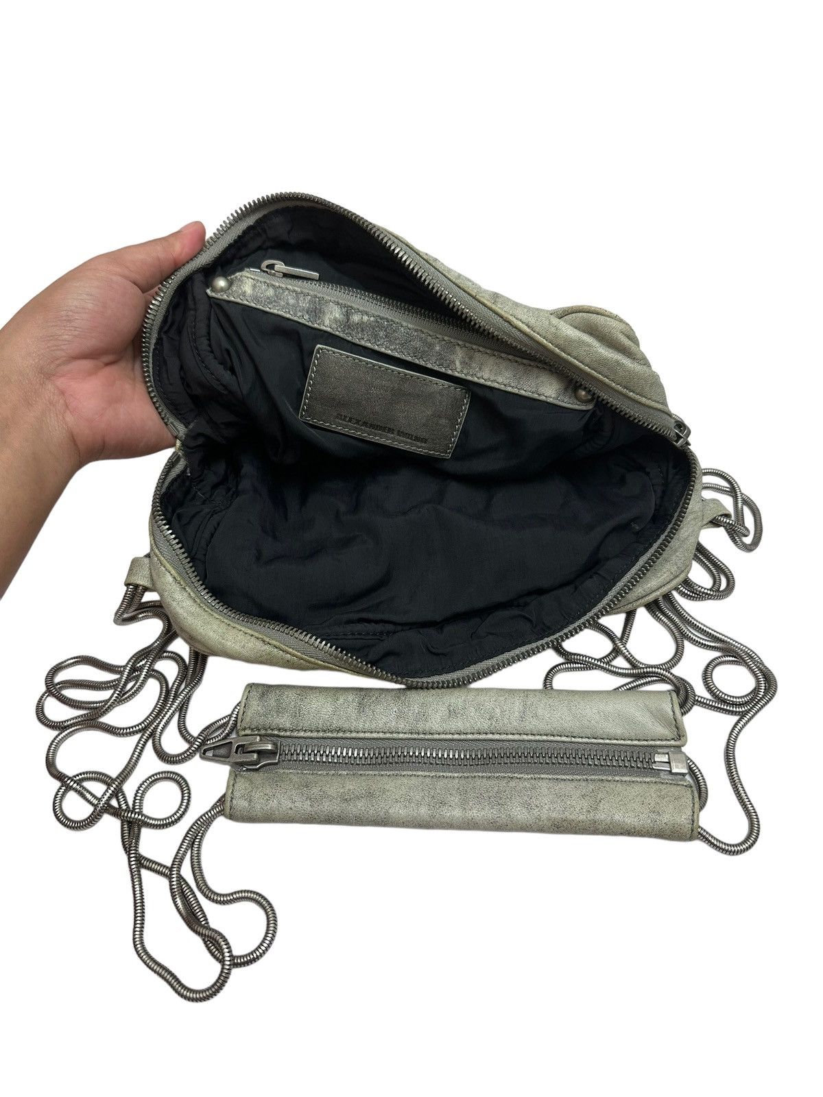 Alexander Wang Vintage Alexander Wang Cargo Leather Sling Bag Size ONE SIZE - 7 Thumbnail