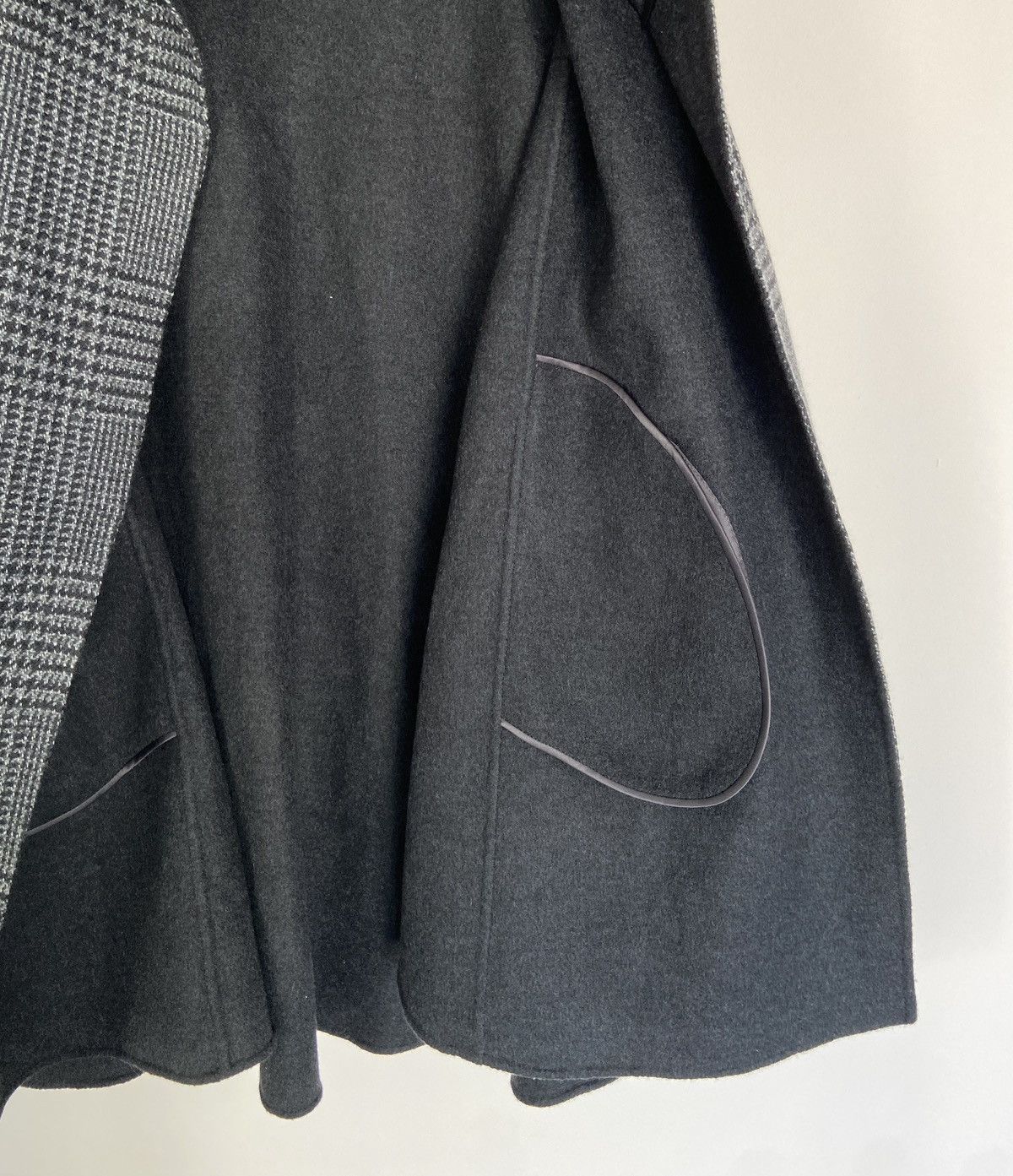 Loro Piana Loro Piana Baby Cashmere Houndstooth Print Cape Size S / US 4 / IT 40 - 10 Thumbnail