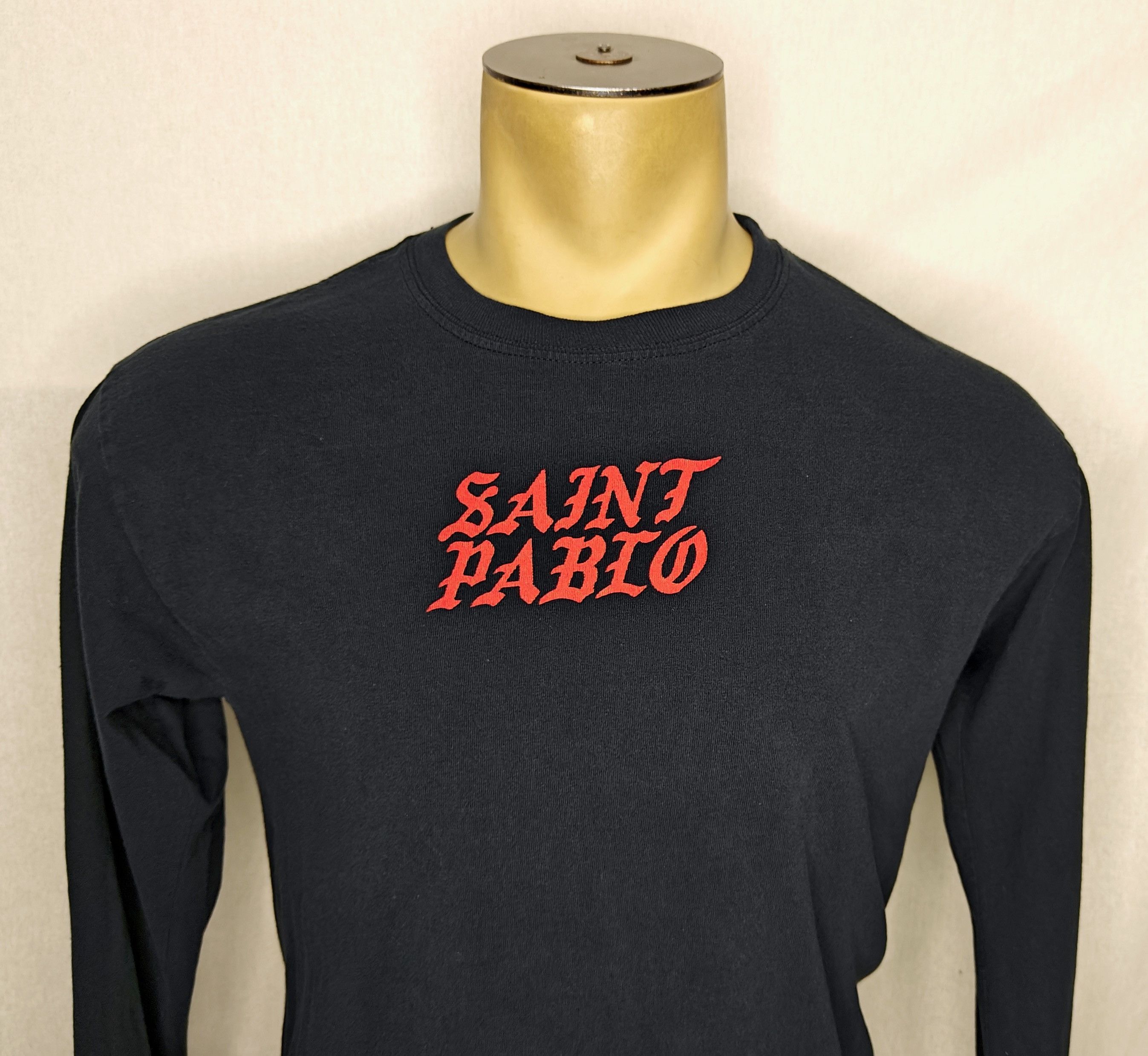 Kanye West Kanye West Saint Pablo Kim Kardashian l/s rap t-shirt Size US M / EU 48-50 / 2 - 3 Thumbnail