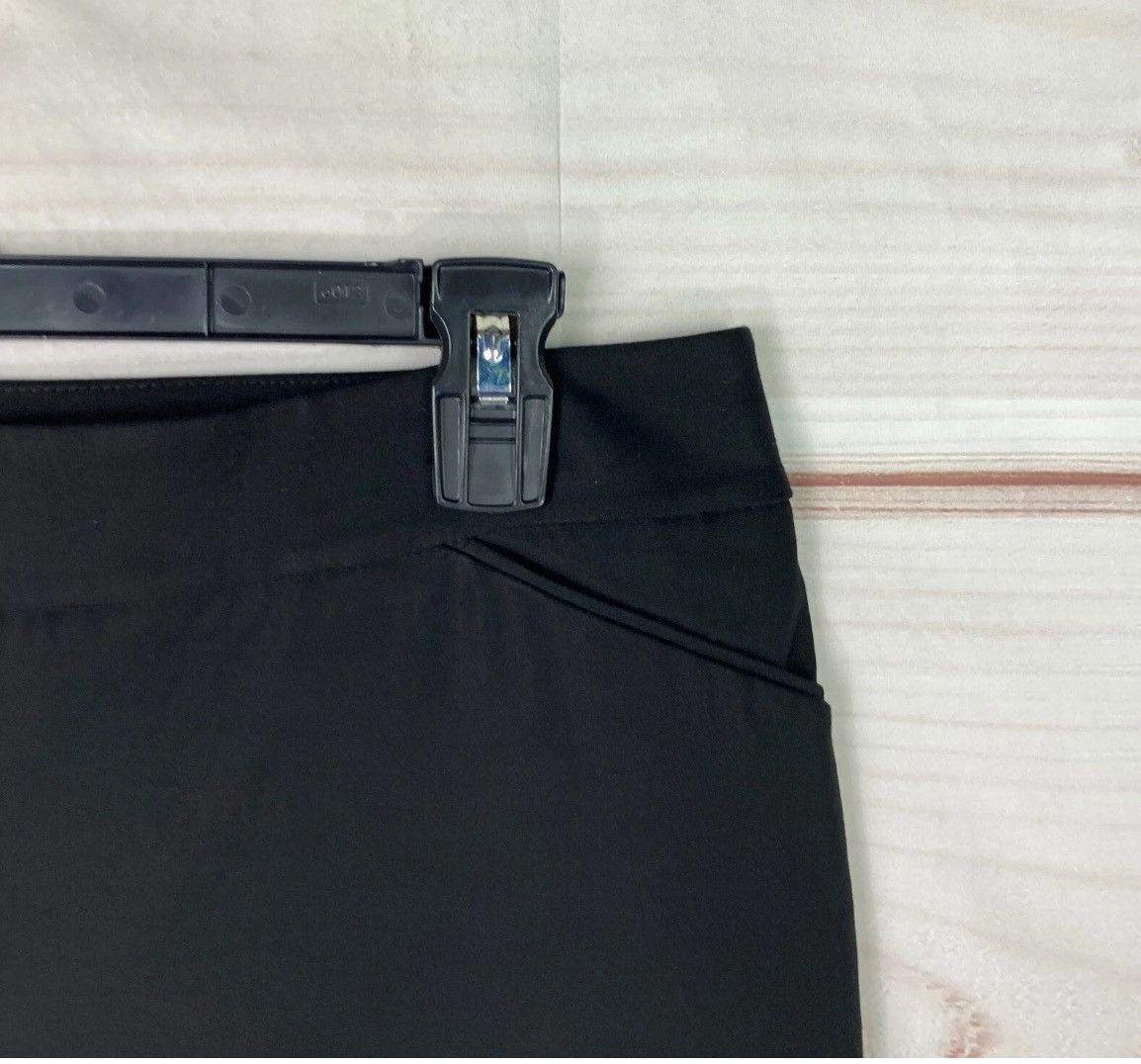 Chicos Chico’s “So Slimming” Black Dress Pants, Size 3 Plus Short Size 38" / US 16 / IT 52 - 4 Thumbnail