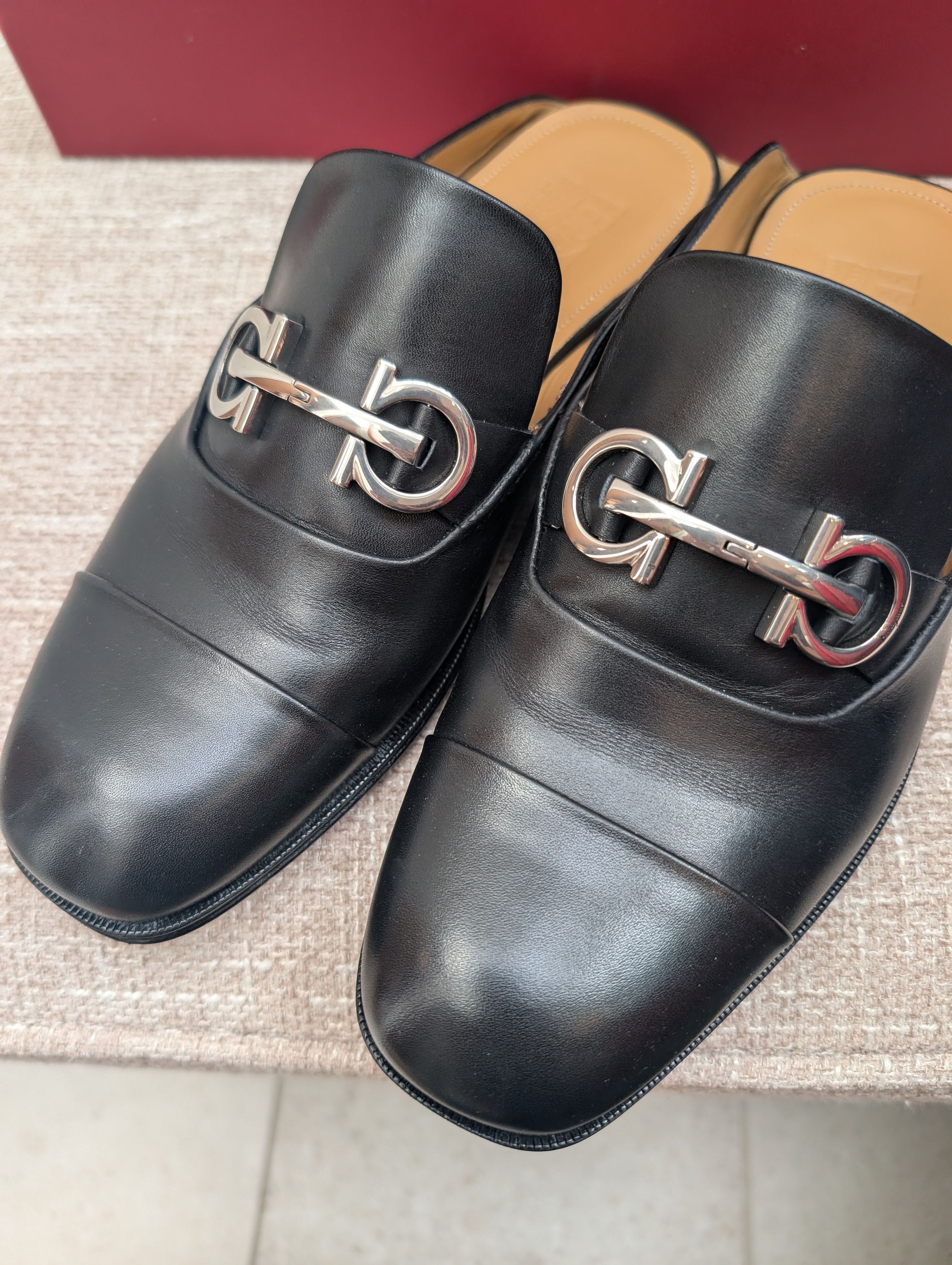 Salvatore Ferragamo Ferragamo GAB mule - Gancini buckle Size US 6 / EU 39 - 5 Thumbnail