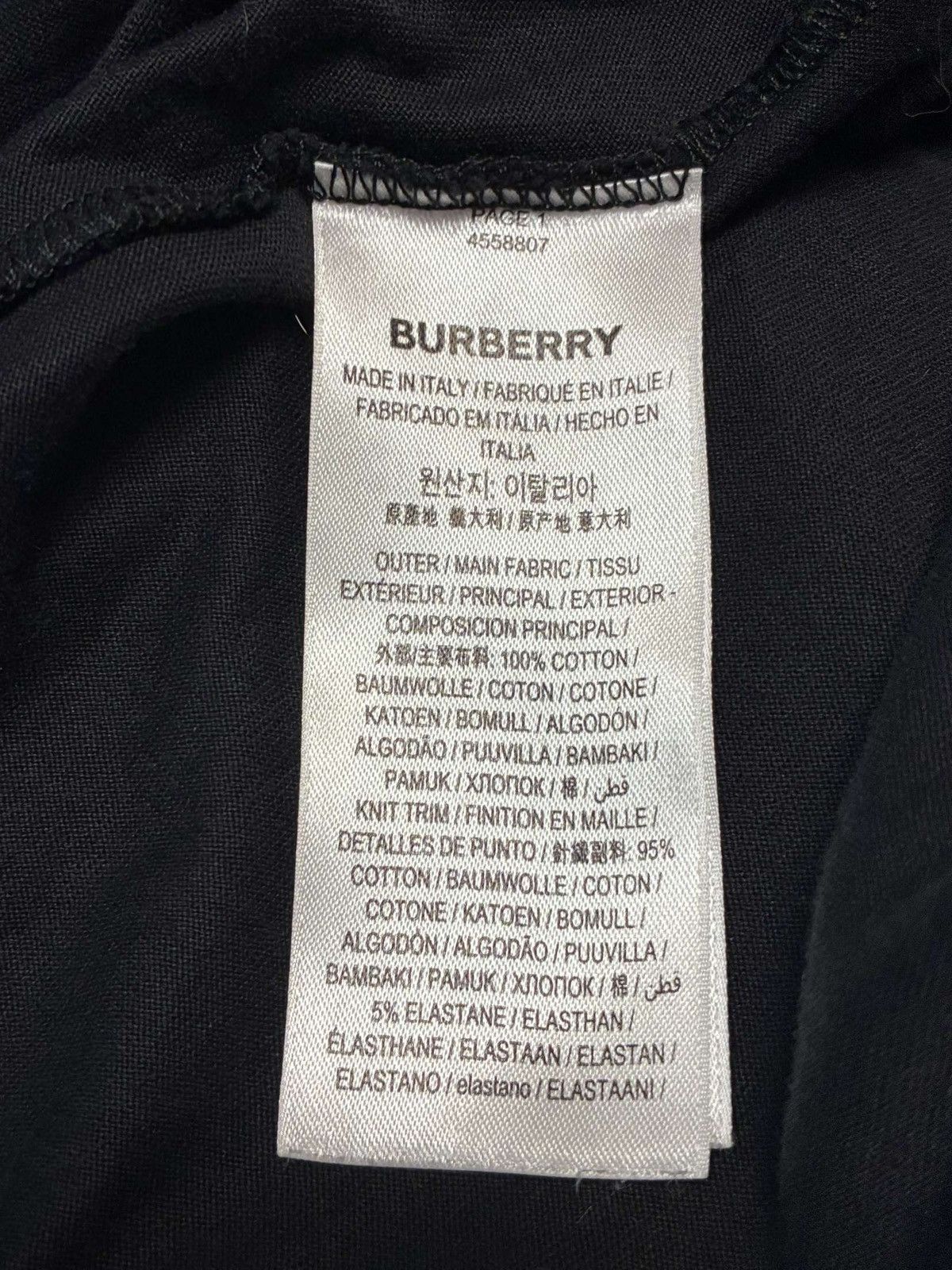 Burberry Burberry Tee Shirt Size US L / EU 52-54 / 3 - 8 Thumbnail