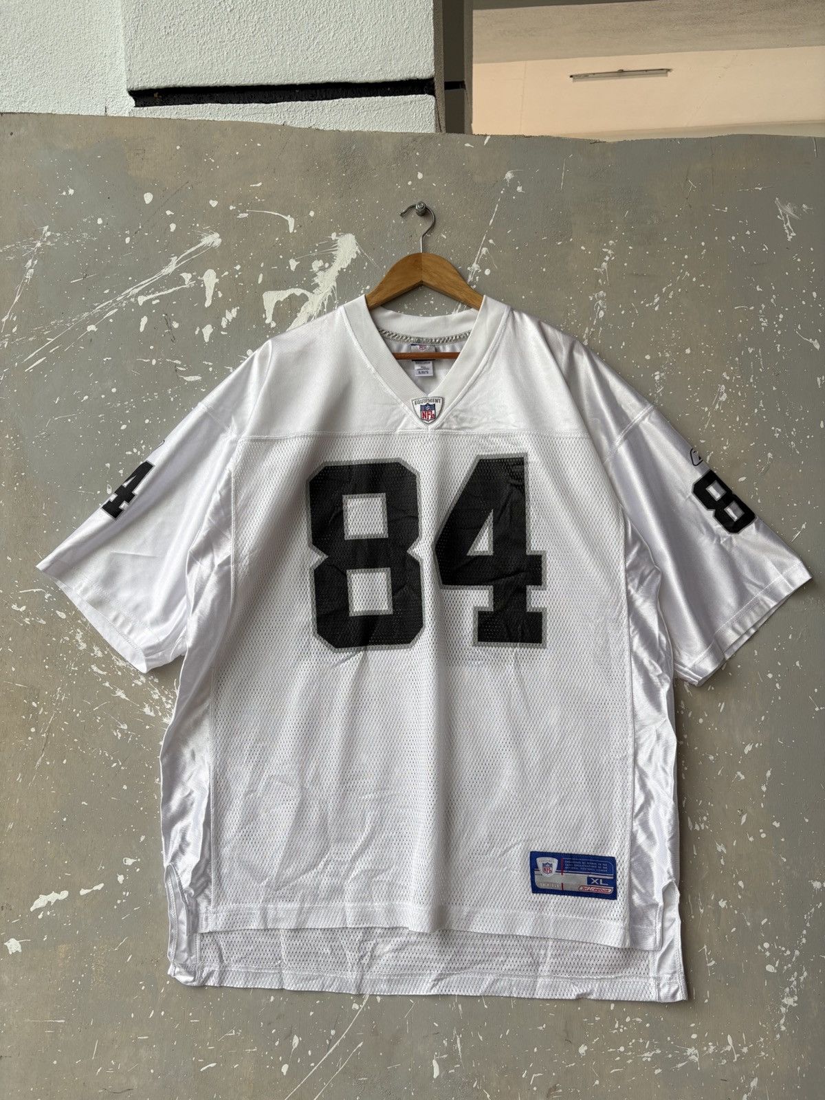 NFL Rare‼️ Vintage Reebok NFL Jerry Porter #84 Oakland Raiders Size US XL / EU 56 / 4 - 1 Thumbnail