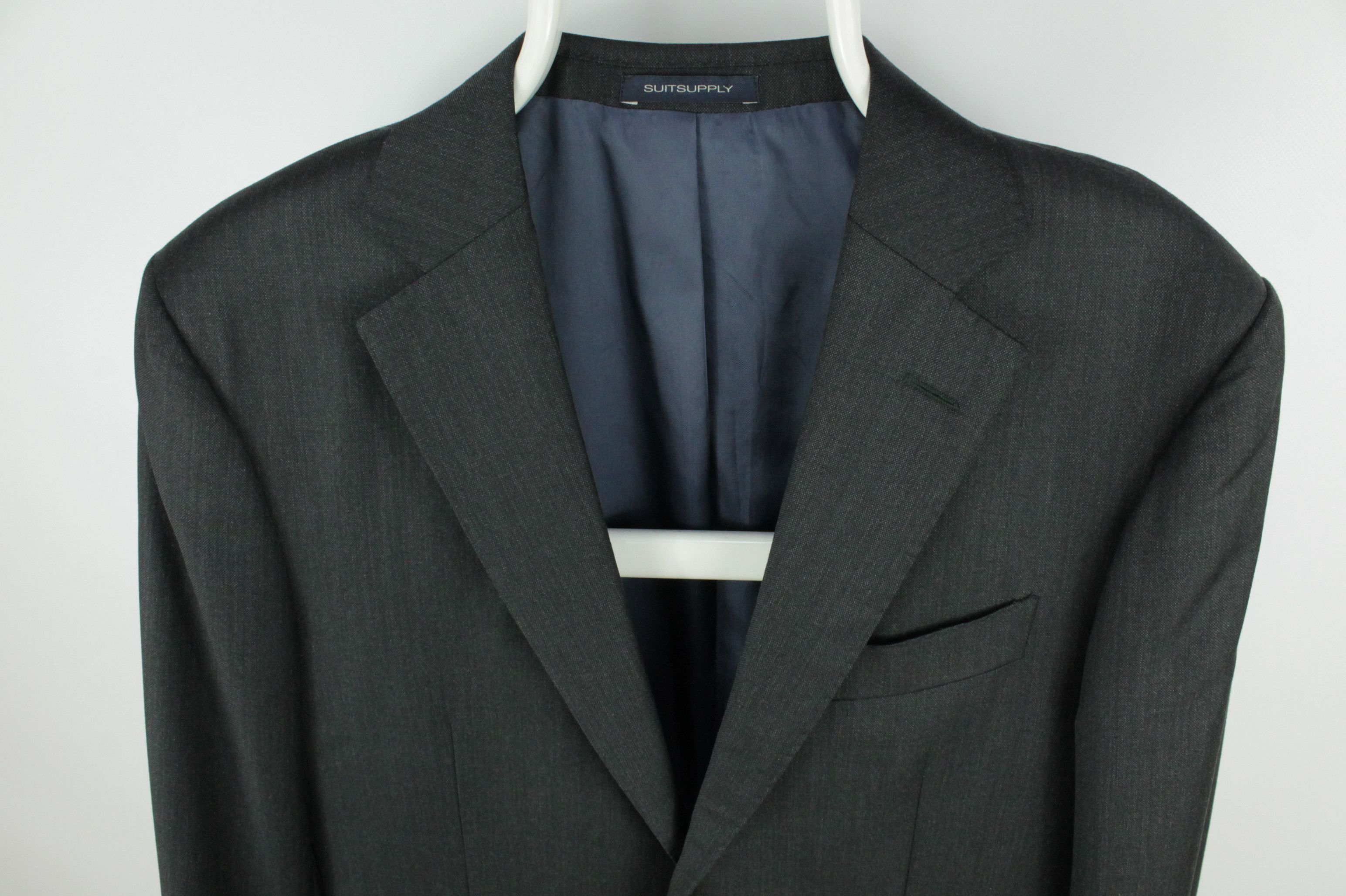 Suitsupply Suitsupply Napoli Slim Fit Gray Wool 110's Blazer Jacket Size US S / EU 44-46 / 1 - 2 Thumbnail