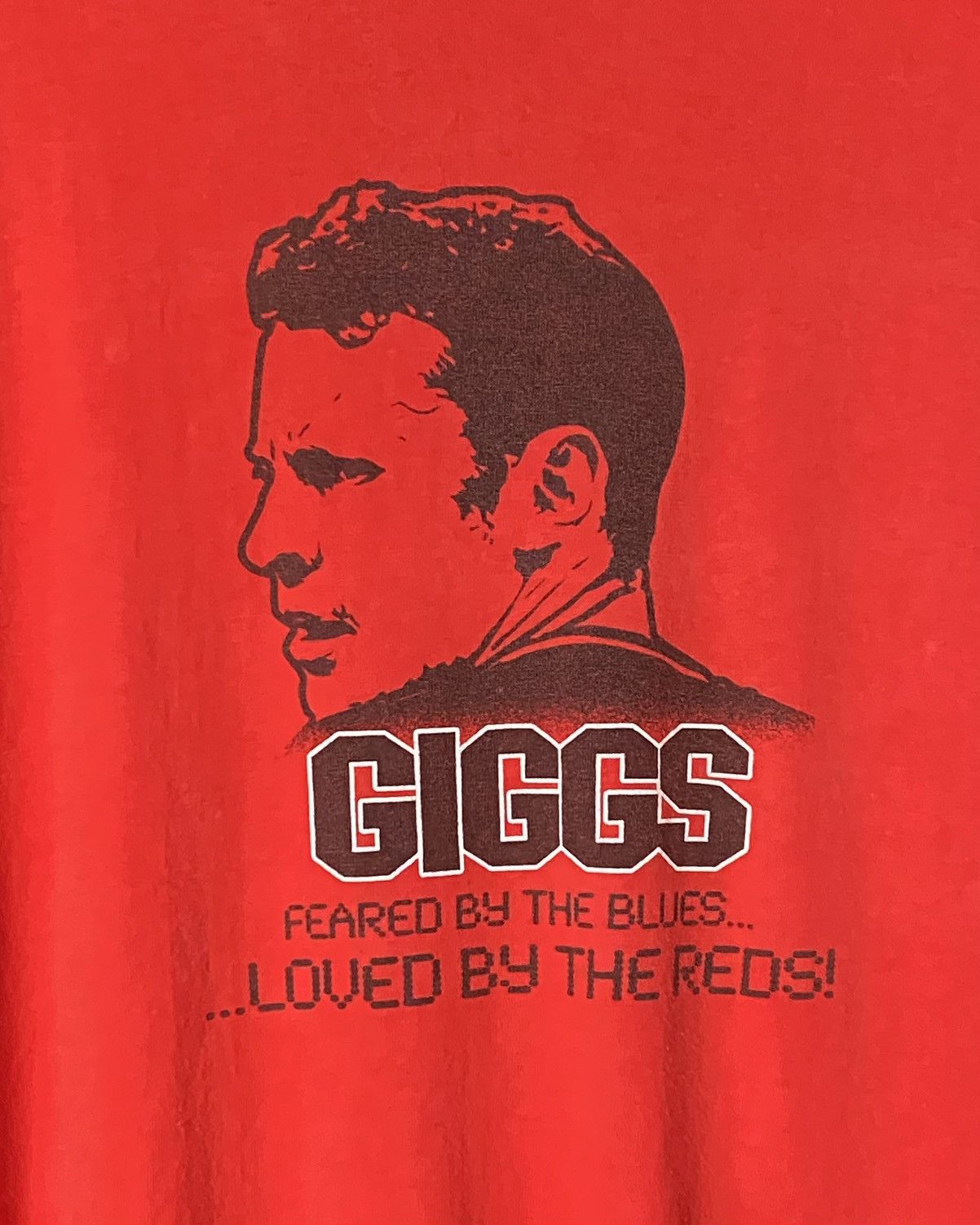 Fruit Of The Loom T shirt Ryan Giggs Manchester United Vintage Love Red Devil Size US L / EU 52-54 / 3 - 3 Thumbnail