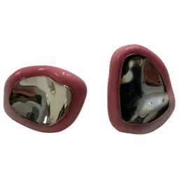 Jil Sander o1loc1c1124 Size: OS/ Ceramic Earrings in Pink Size ONE SIZE - 1 Thumbnail
