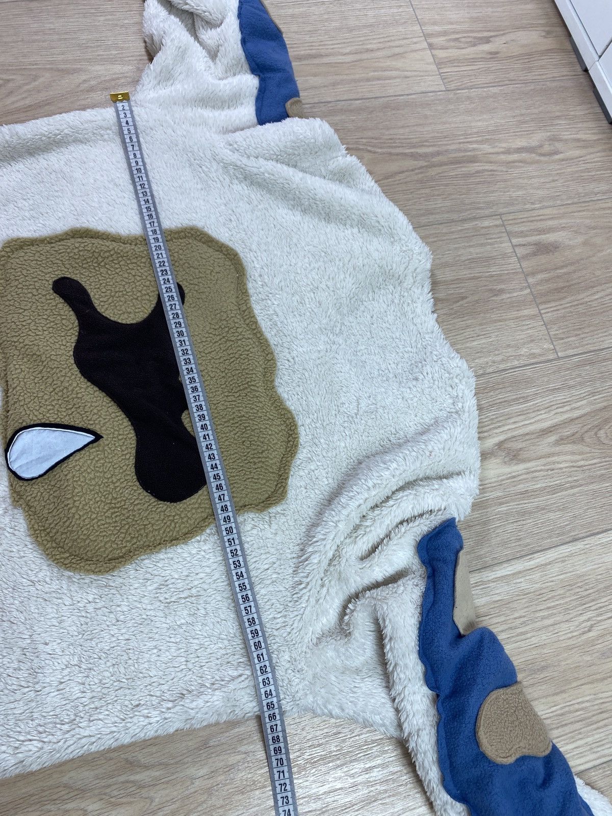Nike × Vintage Vintage Sherpa Custom Skelet Fleece Swoosh Oversize Y2K rare Size US L / EU 52-54 / 3 - 11 Thumbnail