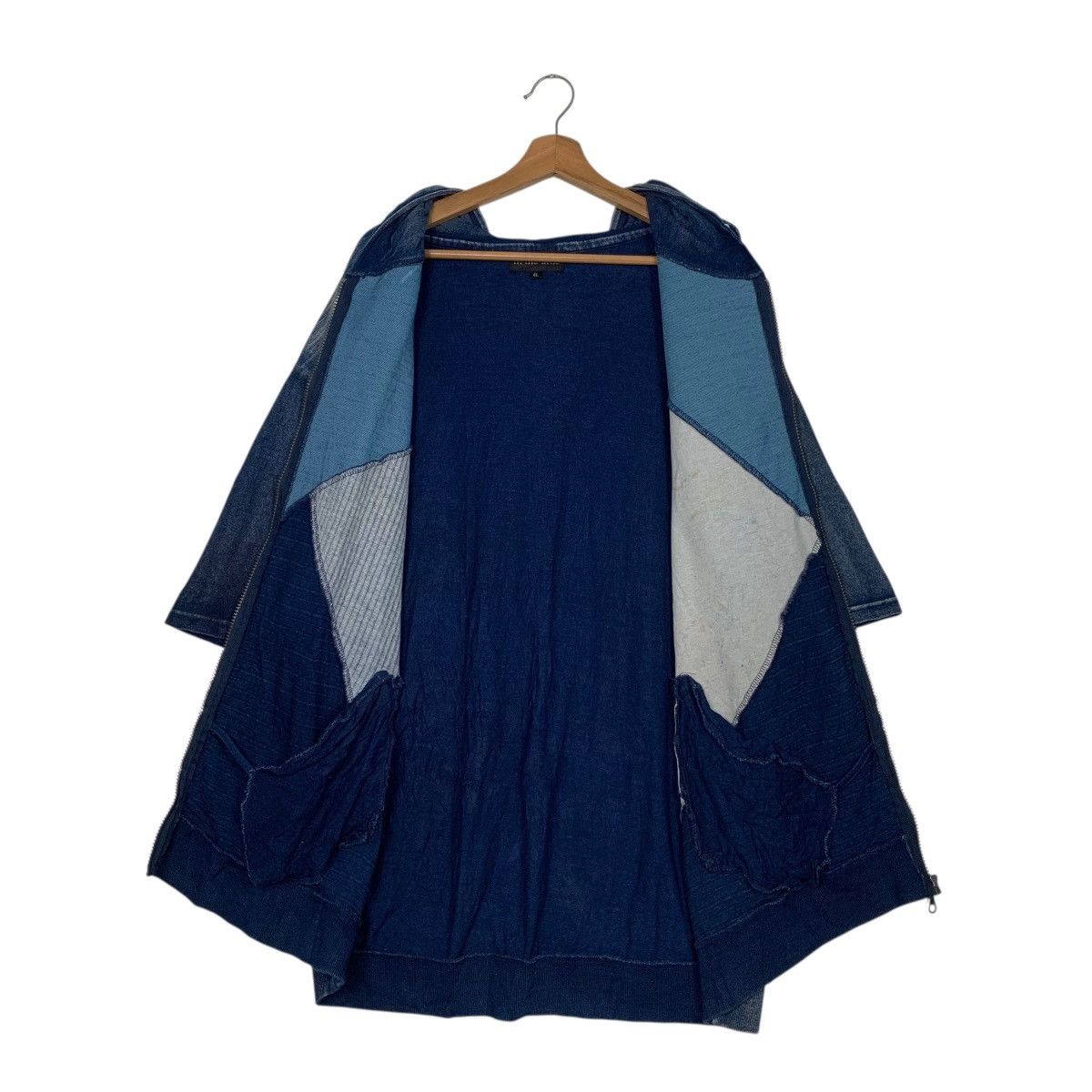 In The Attic IN THE ATTIC Jeans Short Sleeve Hoodie Jacket #2928-C132 Size US XXL / EU 58 / 5 - 13 Thumbnail