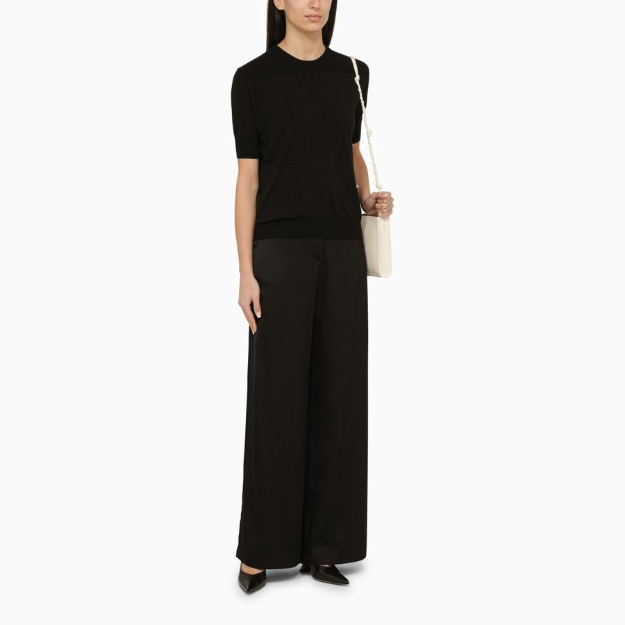 Jil Sander o1d2blof0824 Cotton Jersey in Black Size XS / US 0-2 / IT 36-38 - 2 Thumbnail
