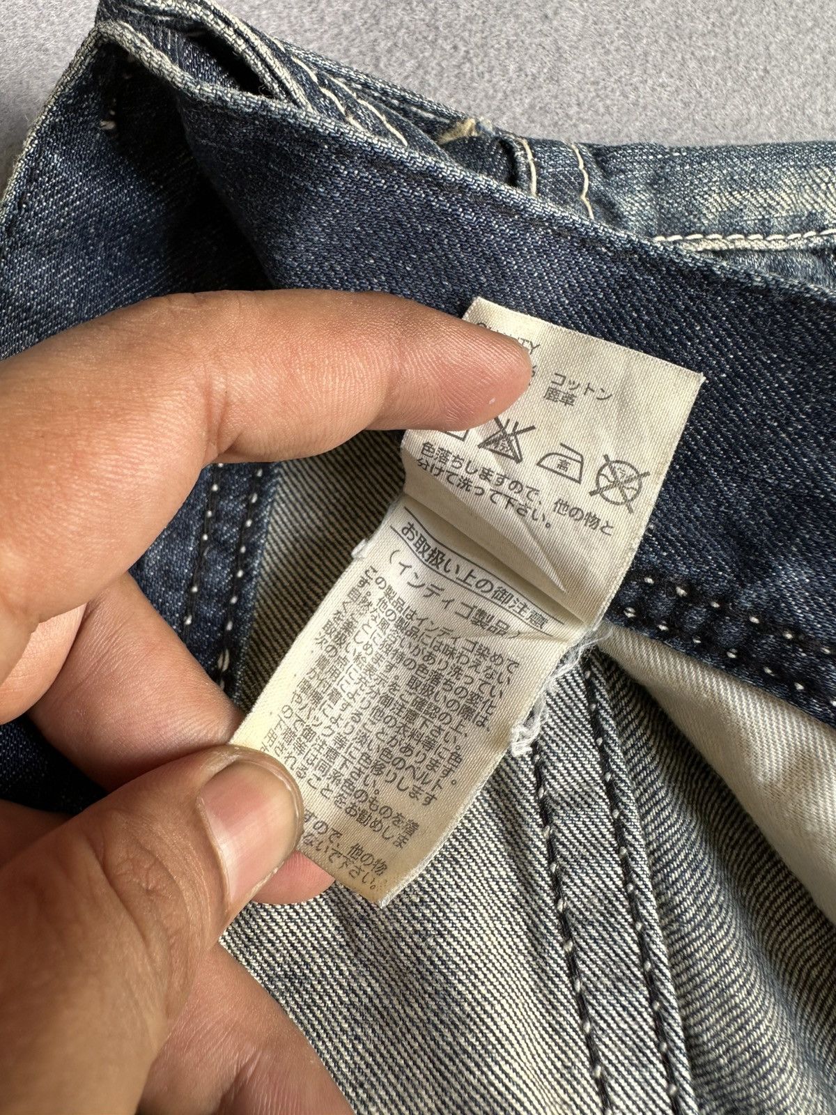 Japanese Brand FLARE Rodeo Crown Japan Low Rise Denim Size US 30 / EU 46 - 19 Thumbnail