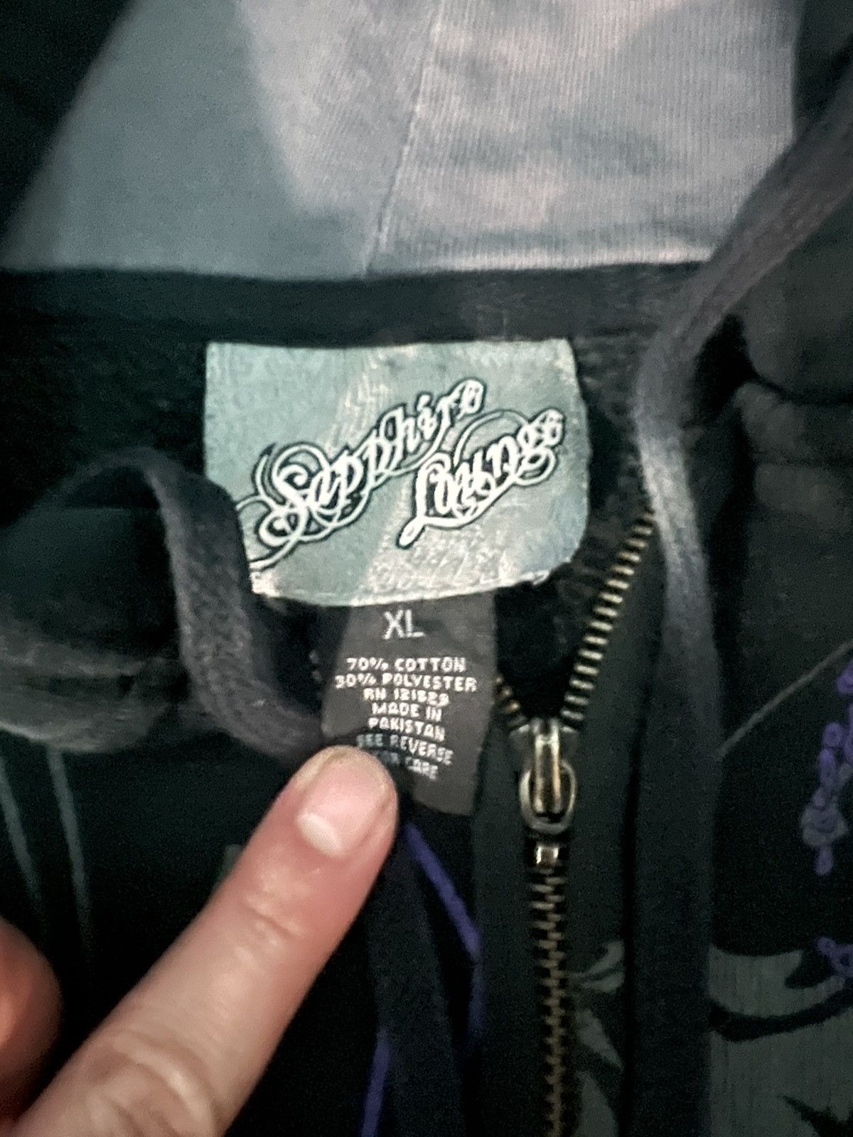 Other Y2K Sapphire Lounge Hoodie Size XL Fits like M Size US XL / EU 56 / 4 - 6 Thumbnail