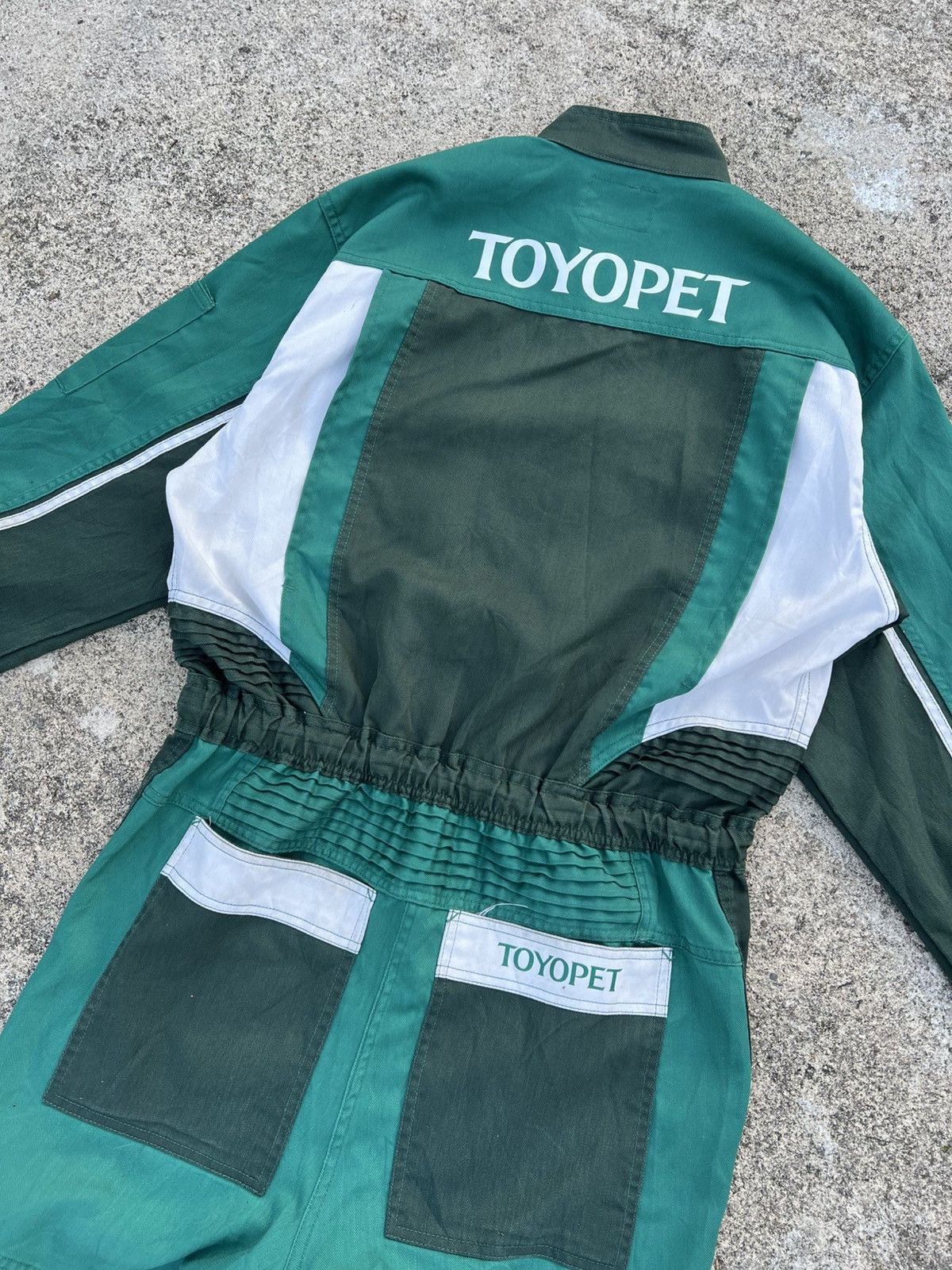 Japanese Brand Vintage Toyota Toyopet Workwear Overalls (No.2) Size US 34 / EU 50 - 14 Thumbnail