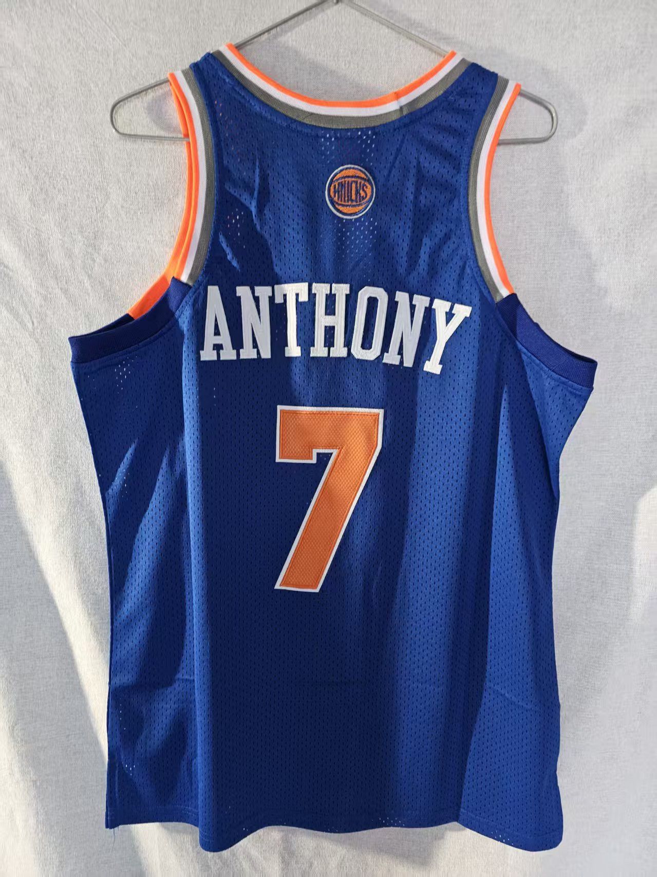 NBA New York Knicks #7 Carmelo Anthony Jersey Double Stitched L Size US L / EU 52-54 / 3 - 1 Thumbnail