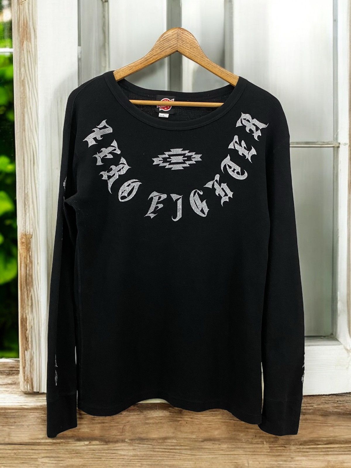 If Six Was Nine × Japanese Brand × Le Grande Bleu (L.G.B.) Zero Fighter Japan Art Font Necklace Logo Of Chevrolet Size US M / EU 48-50 / 2 - 1 Thumbnail