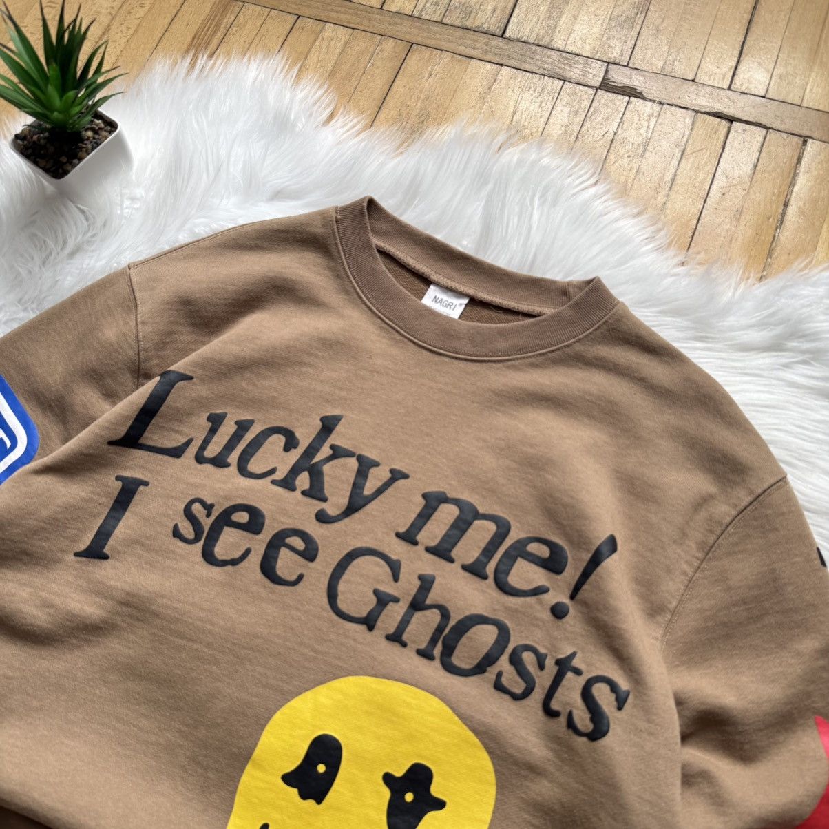 Band Tees 📌 Crazy Lucky Me I See Ghosts Y2K Rap Sweatshirt Size US XL / EU 56 / 4 - 2 Thumbnail