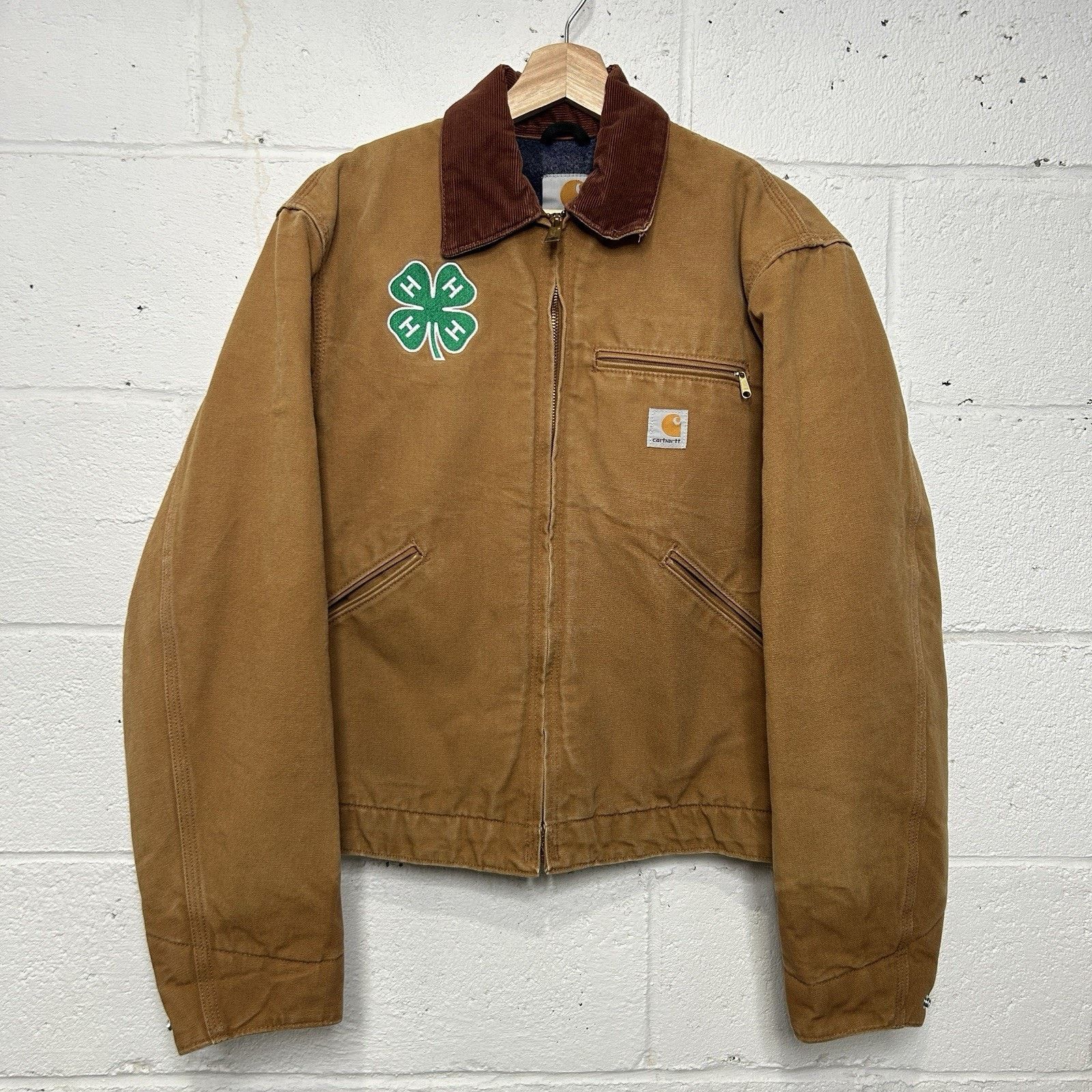 Carhartt Carhartt Blanket-Lined Detroit Jacket “Brown” J001 BRN Size US S / EU 44-46 / 1 - 1 Thumbnail