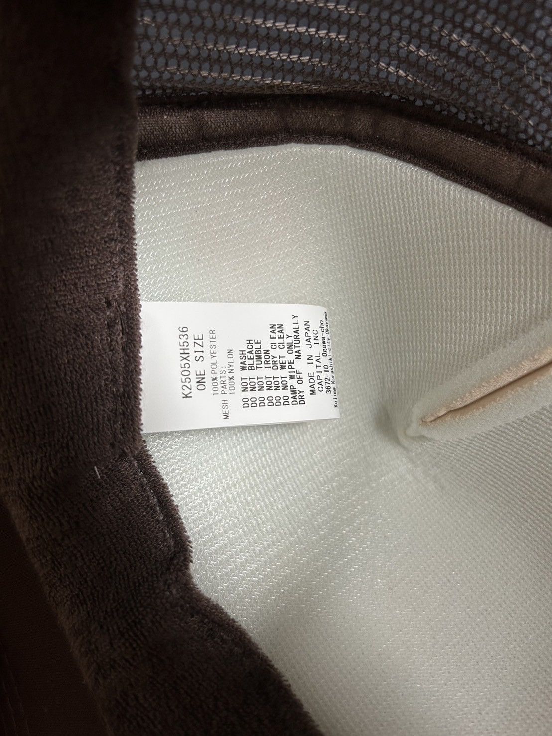 Japanese Brand KAPITAL LIFE CAPRICCIOpt track cap 25ss Size ONE SIZE - 3 Thumbnail