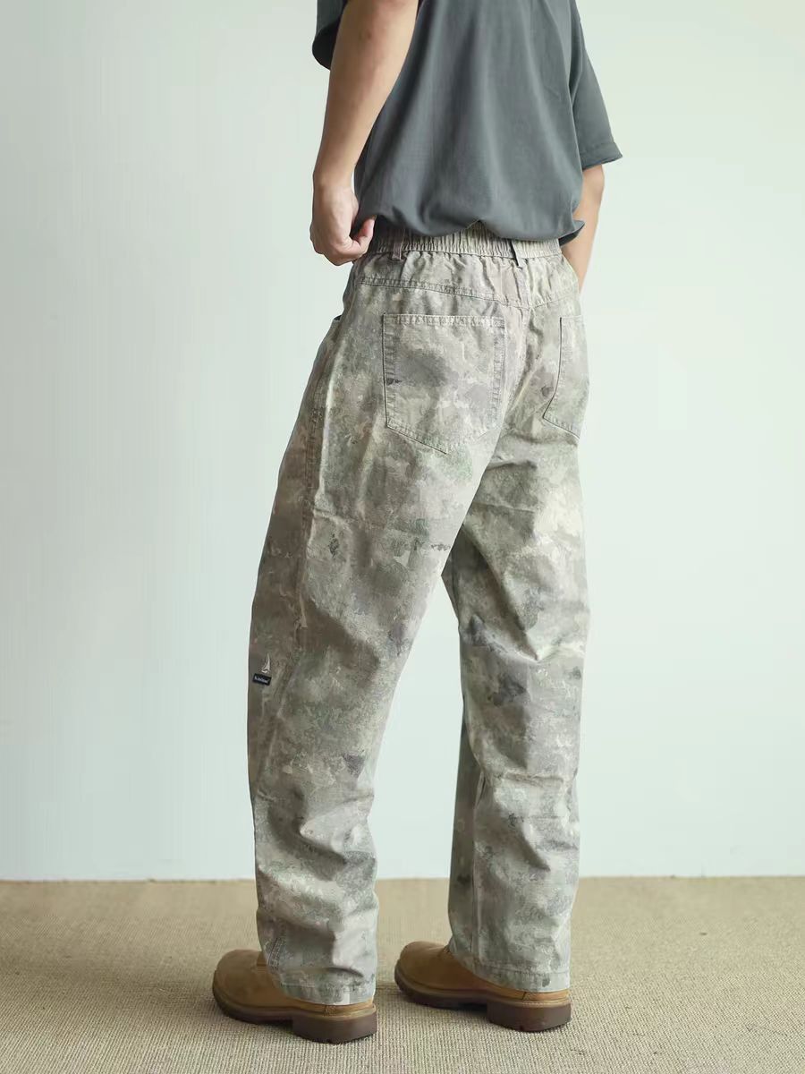 Japanese Brand × Vintage Vintage Camouflage Loose Fit Workwear Casual Pants Size US 34 / EU 50 - 4 Thumbnail