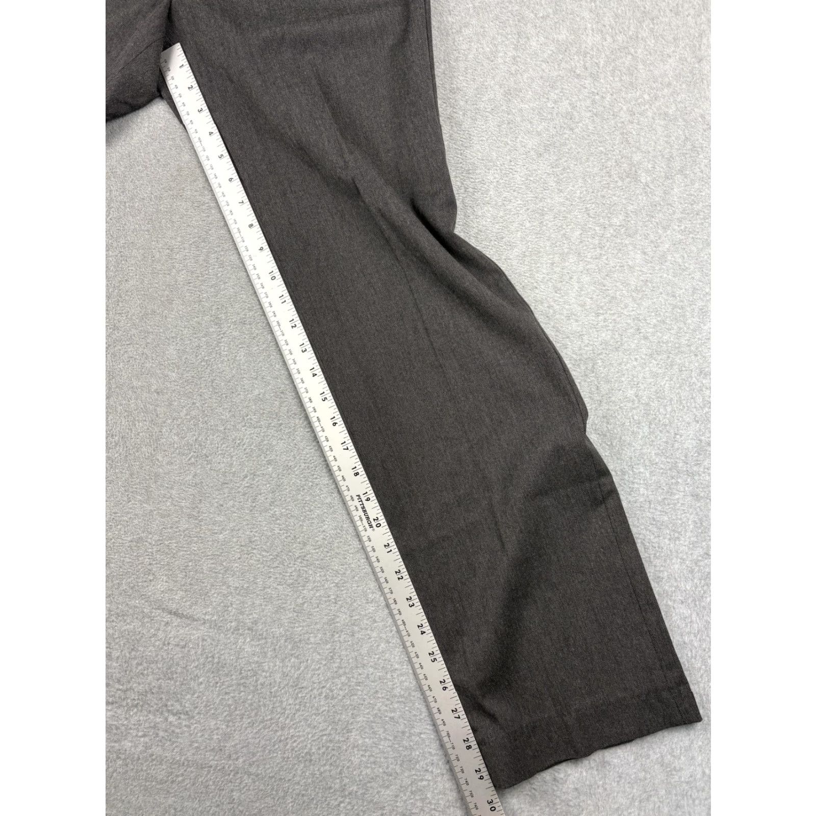 Ralph Lauren Lauren Ralph Lauren Mens Pants 32x30 Gray Dress Slacks Classic Trouser Stretch Size US 32 / EU 48 - 4 Thumbnail