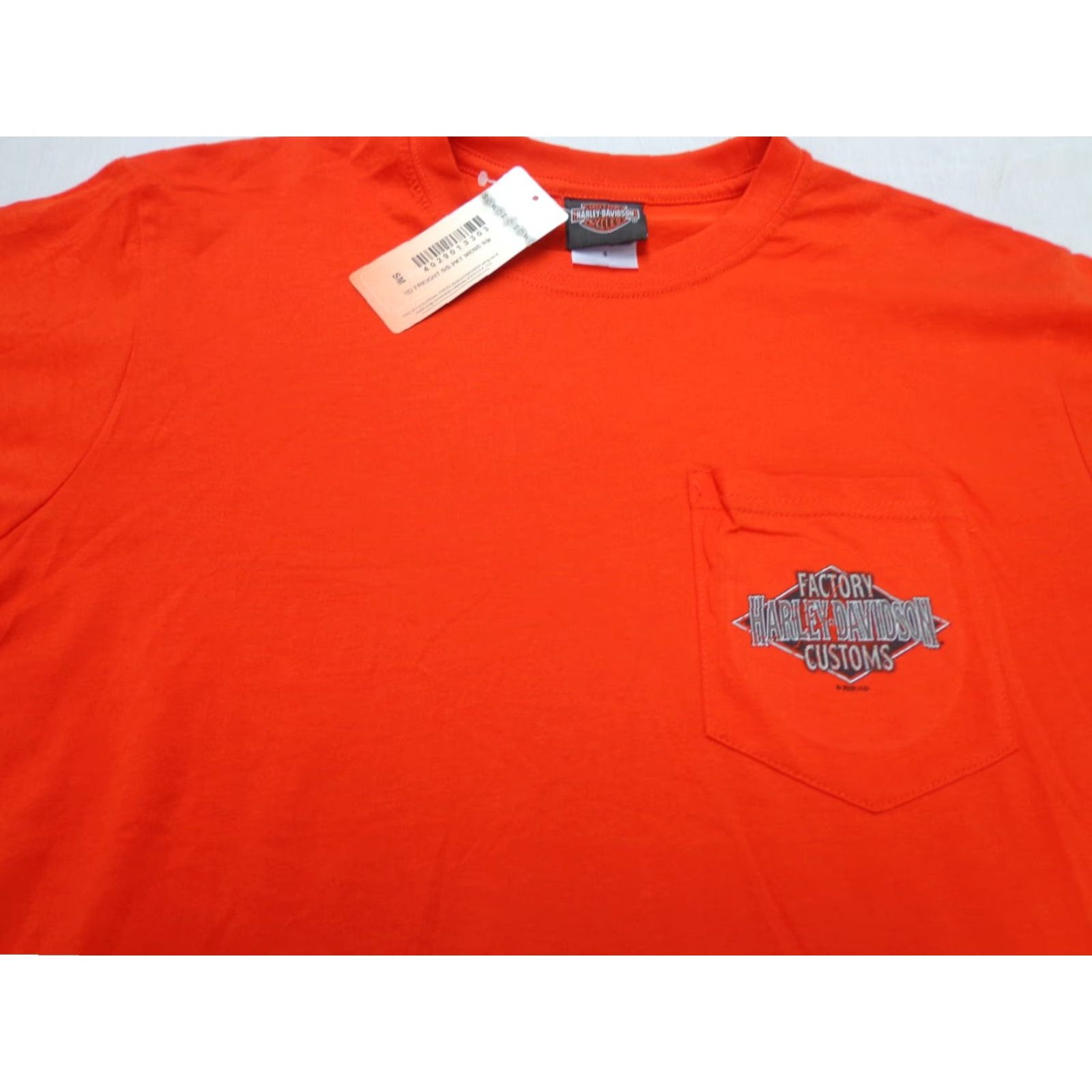 Harley Davidson Harley-Davidson Mens T-Shirt Smoky Mountains Orange Pocket Small S Orange Pockets Smoky Mountains Harley-Davidson Shirt Mens T-Shirt Size US S / EU 44-46 / 1 - 2 Thumbnail