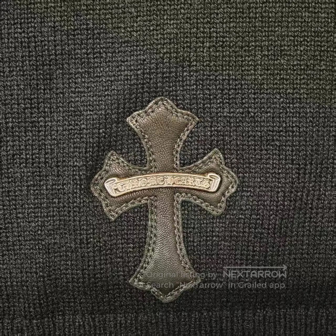 Chrome Hearts Chrome Hearts Cross Black Cashmere Sweater. Size US L / EU 52-54 / 3 - 6 Thumbnail