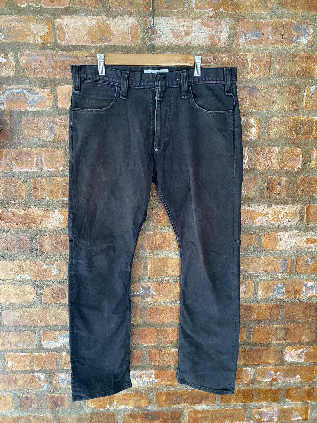 Japanese Brand × Lad Musician × Nonnative 2000s Nonactive black raw denim pants Size US 33 - 2 Thumbnail