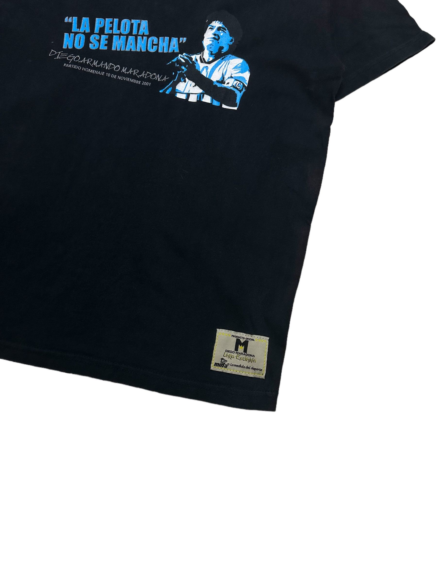 Vintage 2001 Exclusive Diego Maradona tshirt by Milla Size US XS / EU 42 / 0 - 3 Thumbnail