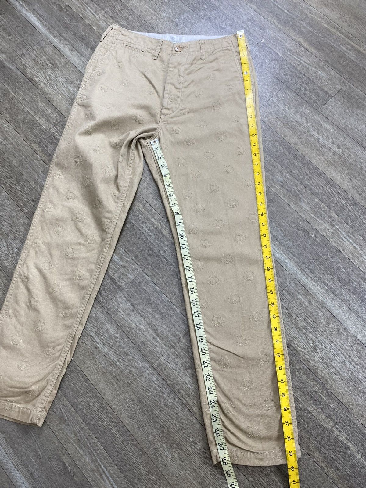 Ne-Net Vintage Nenet Issey Miyake Full Embroidery Logo Casual Pants Size US 28 / EU 44 - 22 Thumbnail