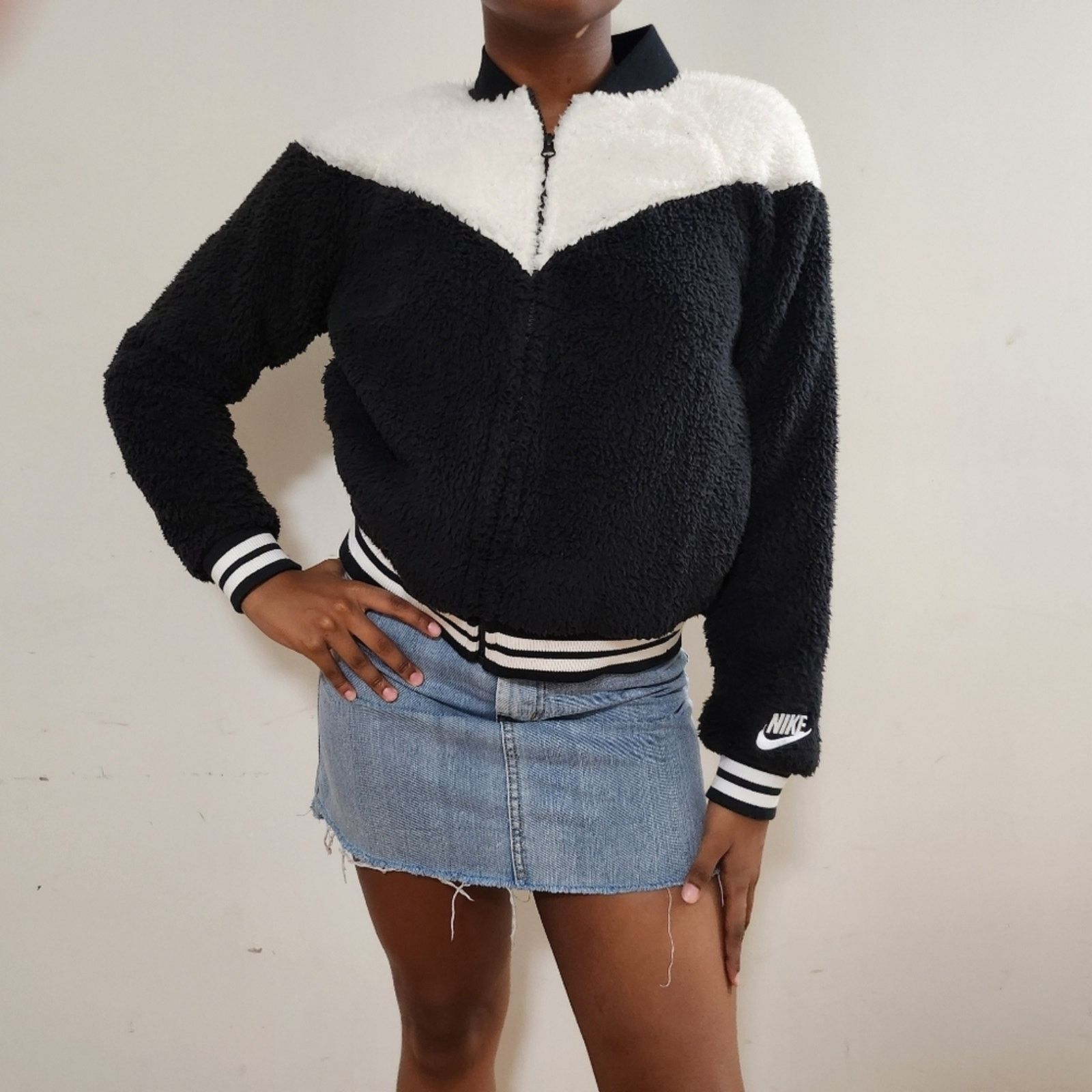 Nike Nike-Panda Sherpa jacket NWOT Size M / US 6-8 / IT 42-44 - 7 Thumbnail