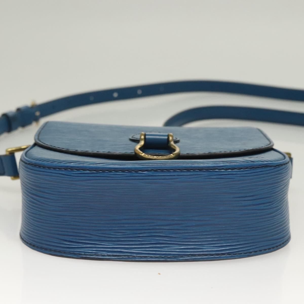 Louis Vuitton LOUIS VUITTON Epi Saint Cloud PM Shoulder Bag Blue M52195 Size ONE SIZE - 5 Thumbnail