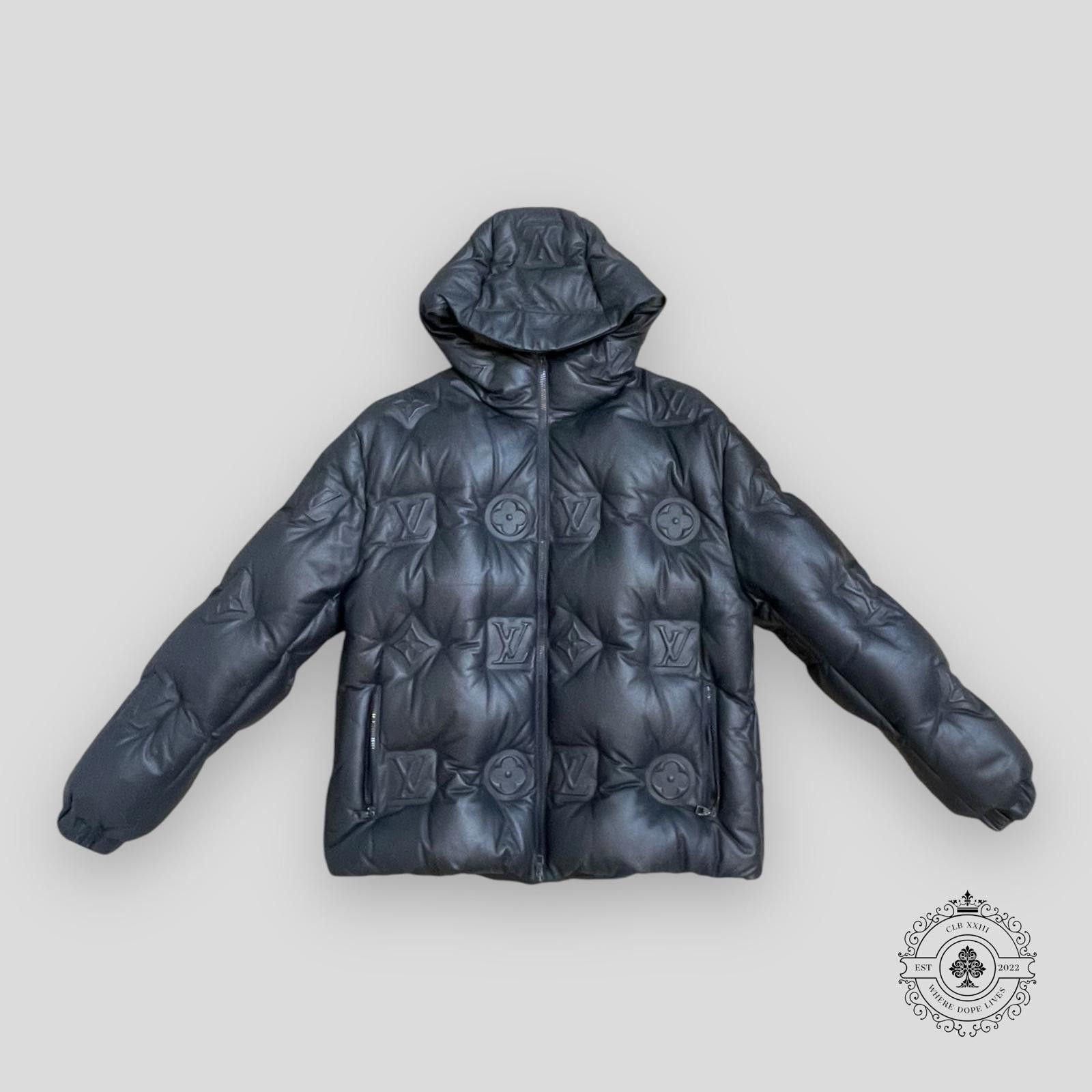 Louis Vuitton Louis Vuitton Monogram Leather Hooded Down Jacket Size US M / EU 48-50 / 2 - 1 Thumbnail