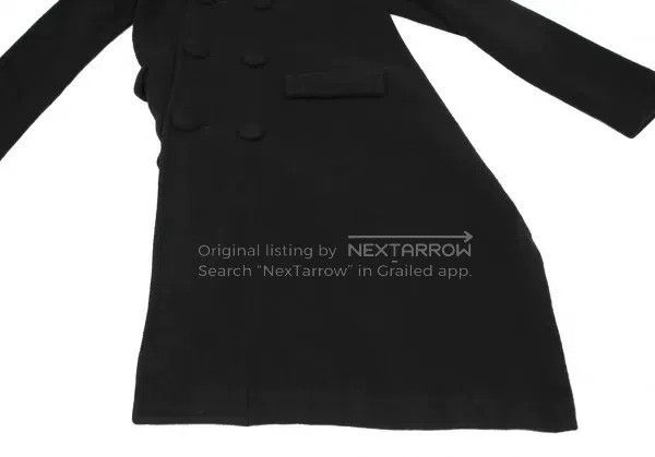 Comme des Garcons Comme Des Garcons Black retro button coat with inclined pl Size XS / US 0-2 / IT 36-38 - 8 Thumbnail