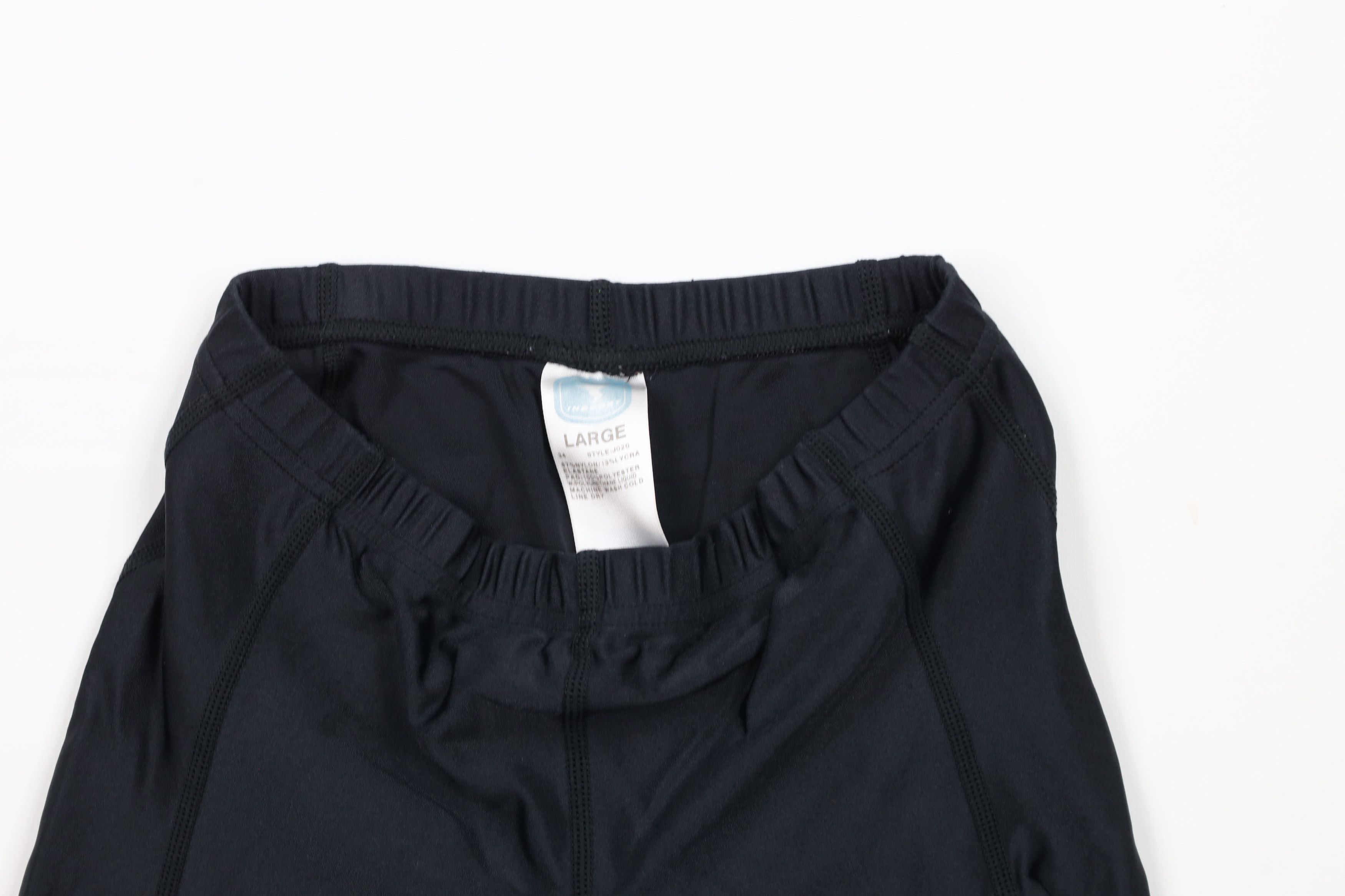 Vintage Vintage 90s InSport Bicycle Cycle Spandex Shorts Black USA Size 23" - 2 Thumbnail