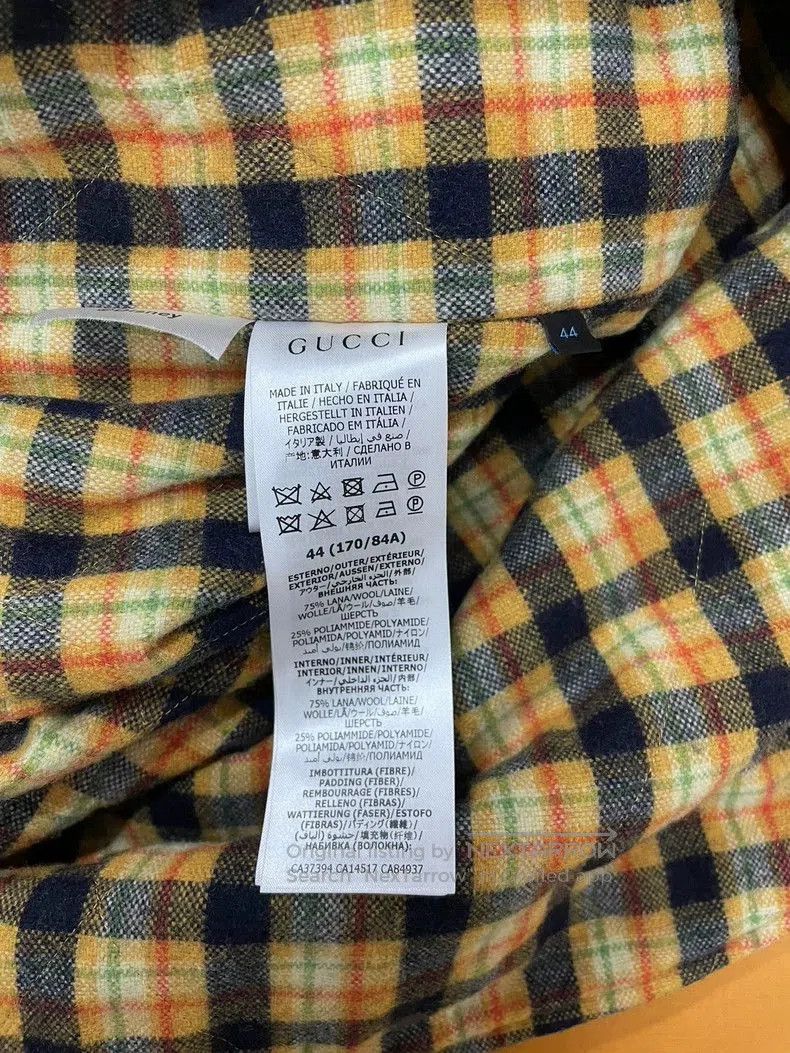 Gucci Gucci Donald Duck Plaid Wool Coat. Size US L / EU 52-54 / 3 - 6 Thumbnail