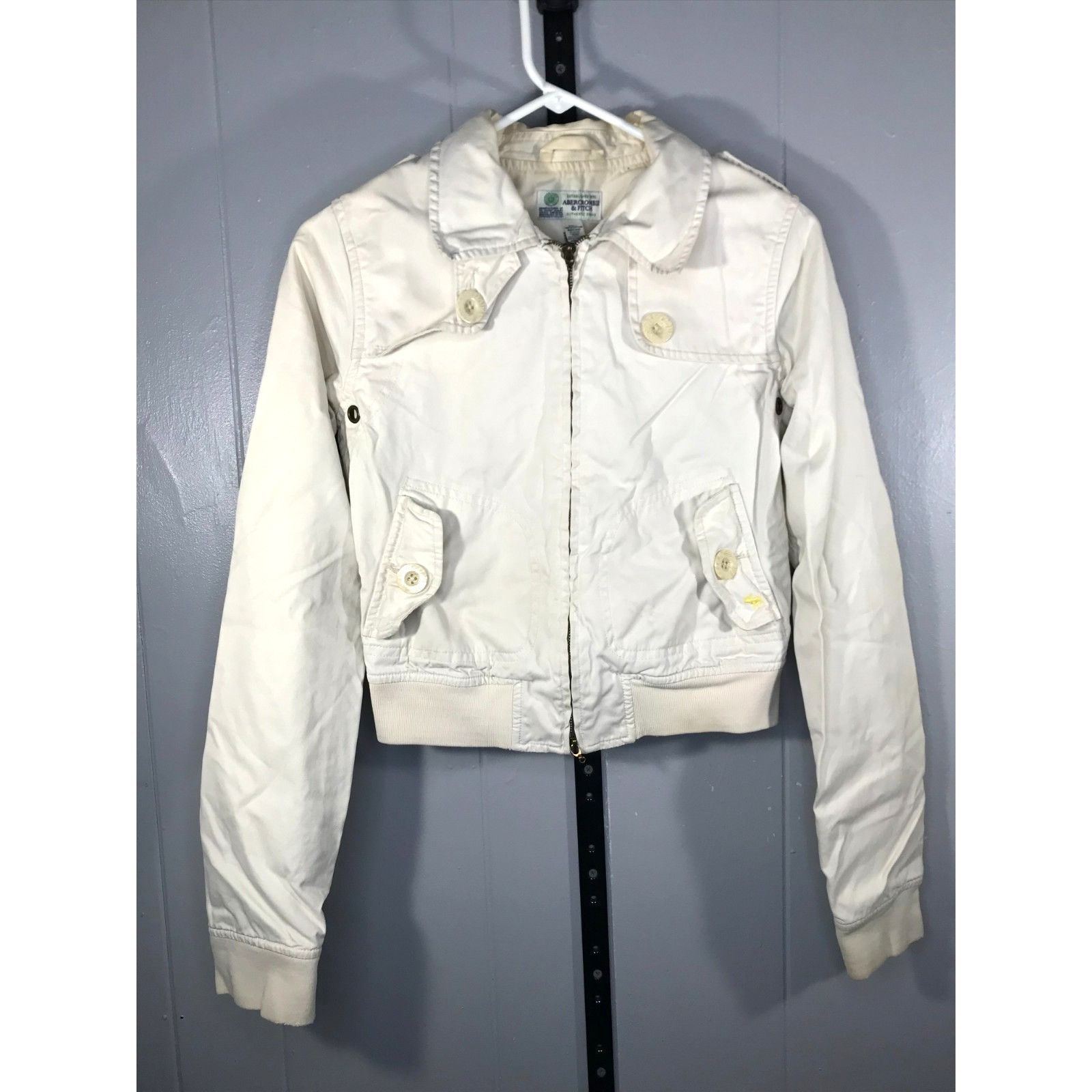 Abercrombie & Fitch Vintage Abercrombie Fitch Crop military army biker moto moto Size M / US 6-8 / IT 42-44 - 1 Thumbnail