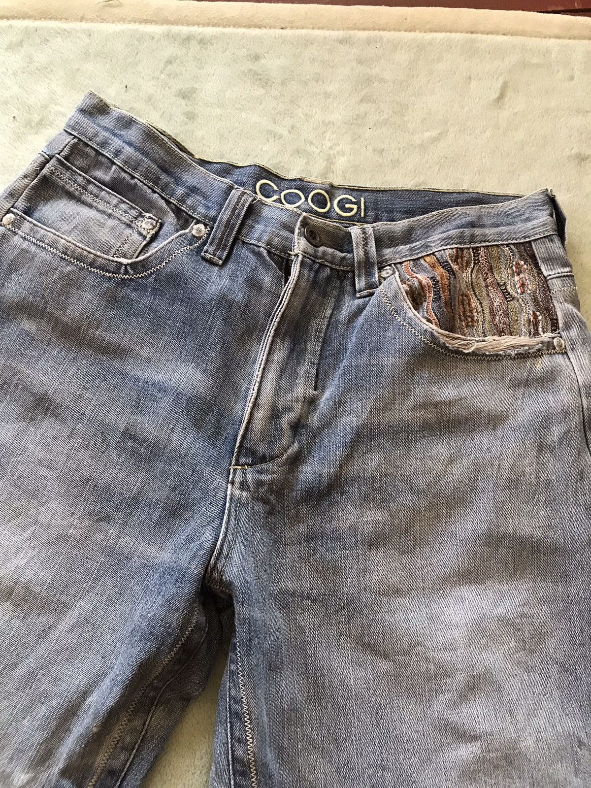 Coogi Coogi Baggy Distressed Ripped Jean Size US 34 / EU 50 - 10 Thumbnail
