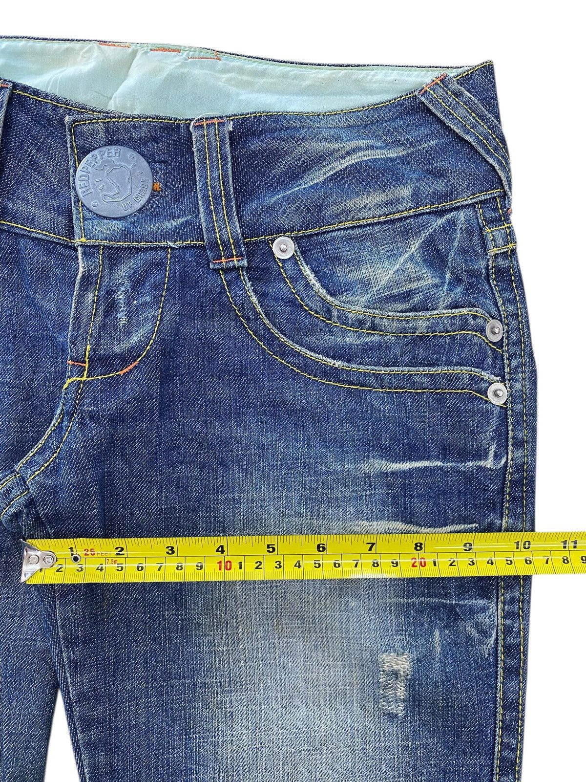 Japanese Brand Japanese Brand Light Wash Whiskered Style Boot Cut Jeans Size US 30 / EU 46 - 7 Thumbnail