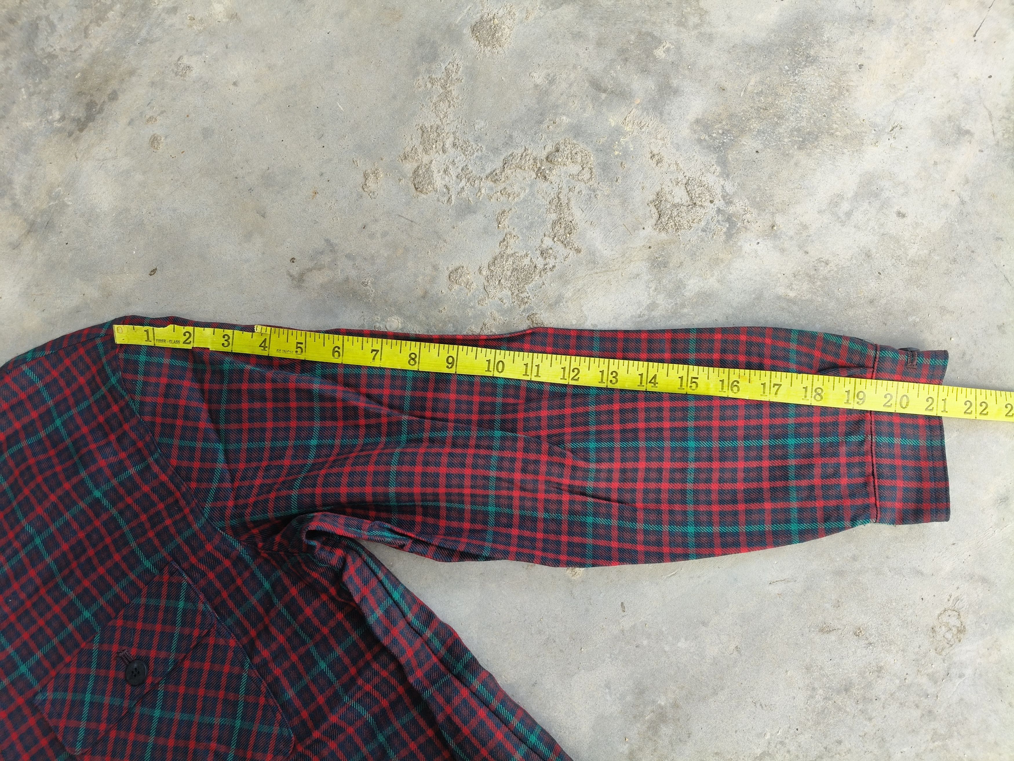 Japanese Brand Vintage Flannel Wool Button up Size XL / US 12-14 / IT 48-50 - 13 Thumbnail