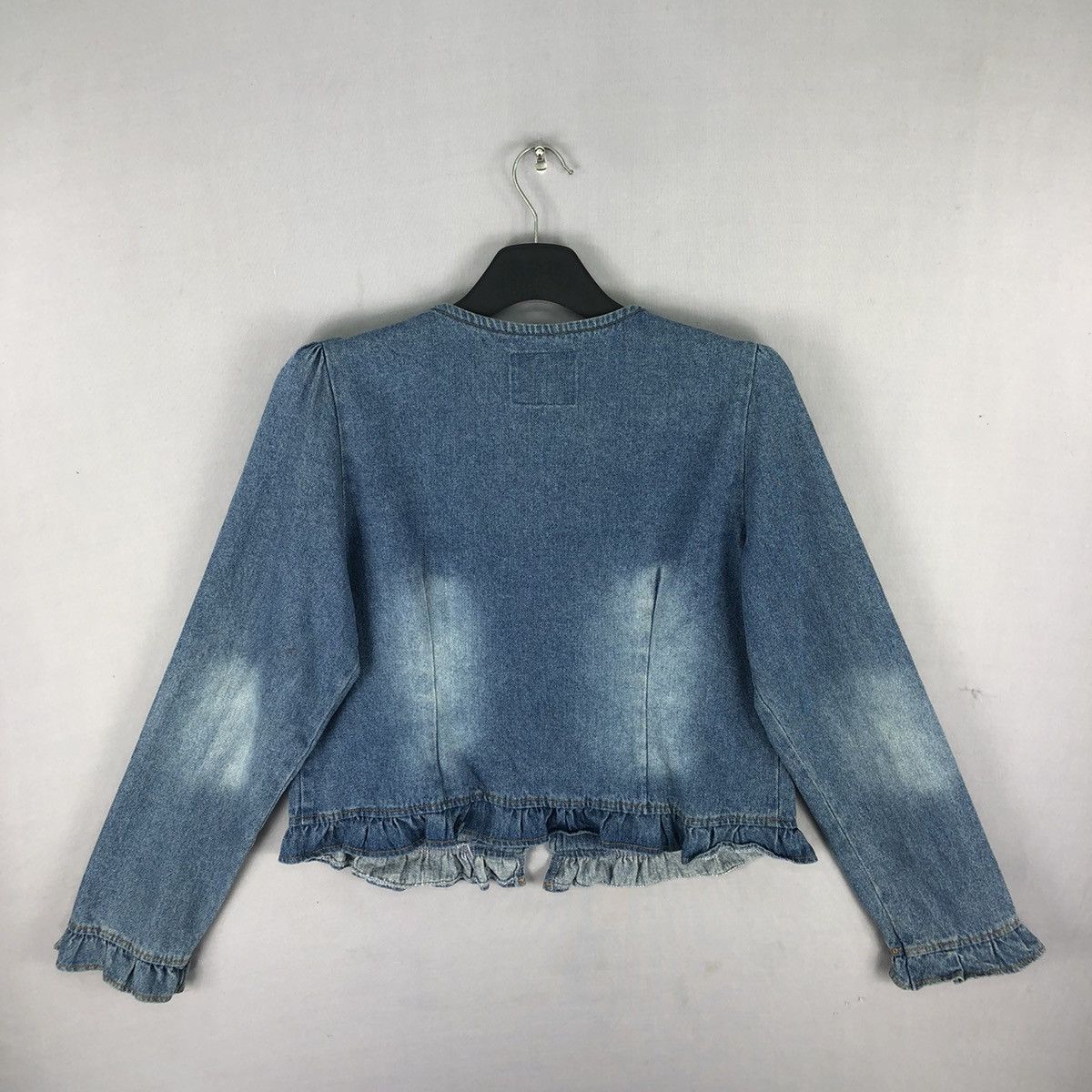 Anime 2015 Hello Kitty x Sorridere Women Denim Jacket Zipper Size XS / US 0-2 / IT 36-38 - 4 Thumbnail