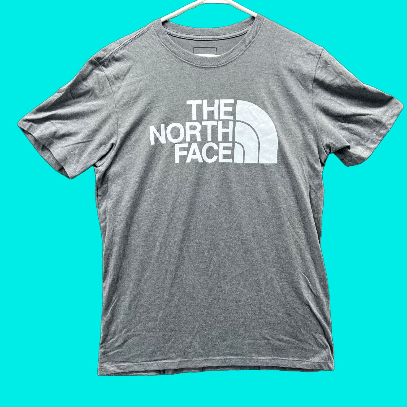 The North Face The North Face Shirt Mens M Gray Logo Graphic Tee Tagless Crew Neck Short Sleeve Graphic Print Casual Size US M / EU 48-50 / 2 - 1 Thumbnail