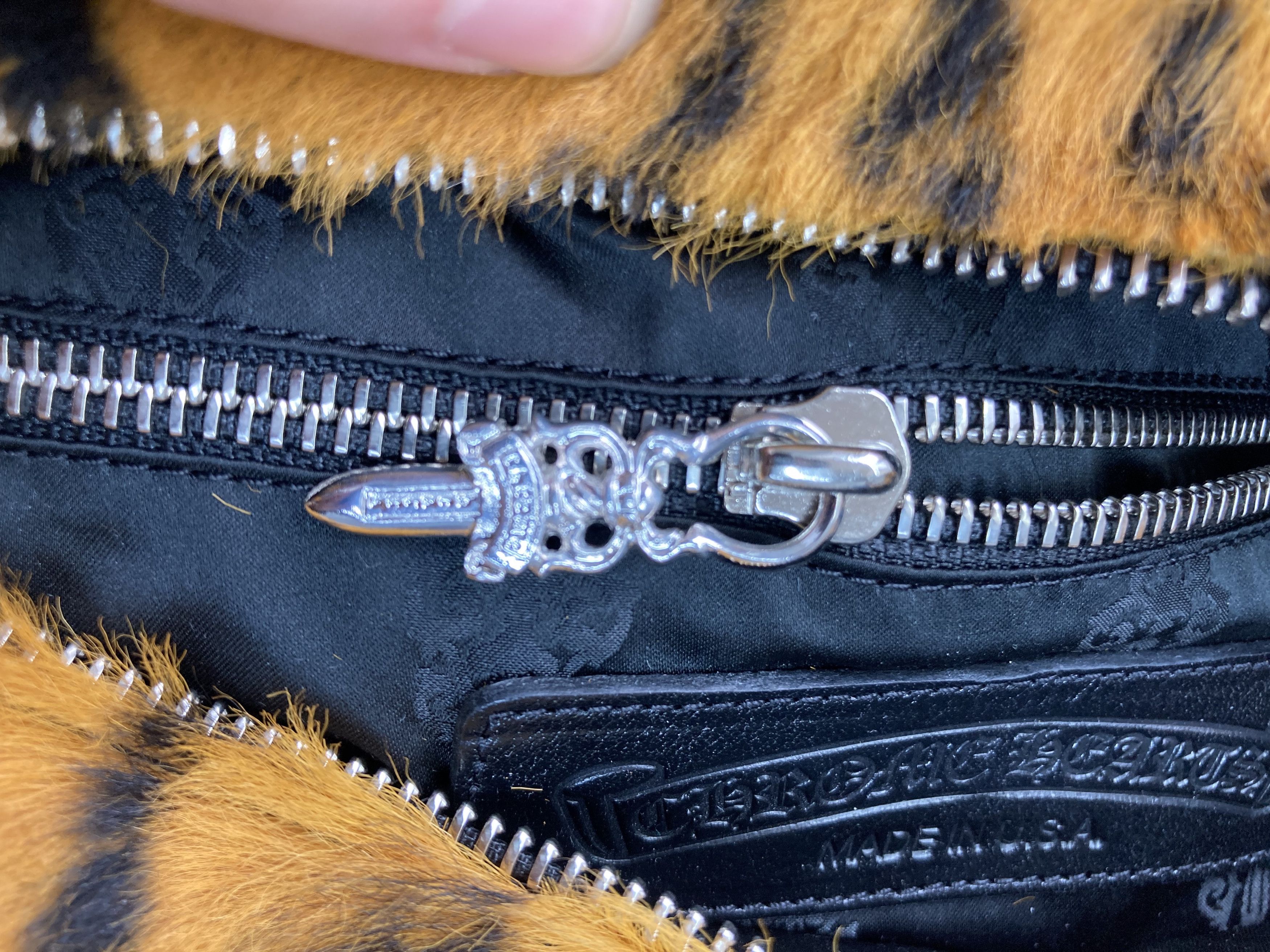 Chrome Hearts Chrome Hearts Leopard Pony Hair Silver Cross Lyon Bag Size ONE SIZE - 13 Thumbnail