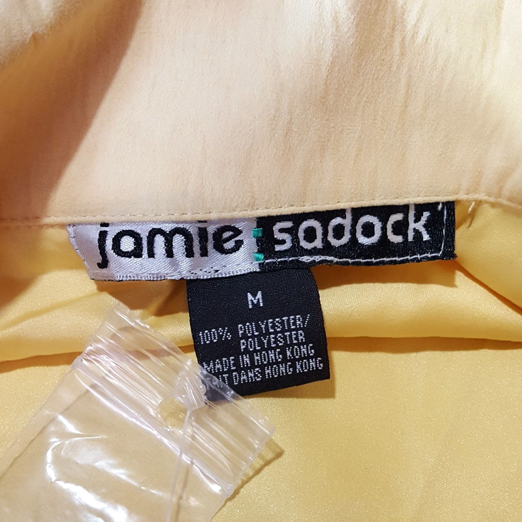 Vintage VINTAGE Jamie Sadock Golf Women's Medium Button Up Long Sleeve Casual 2 Button Jacket Yellow (M) Ladies, 90s, 80s, 90s Theme? Size M / US 6-8 / IT 42-44 - 7 Thumbnail