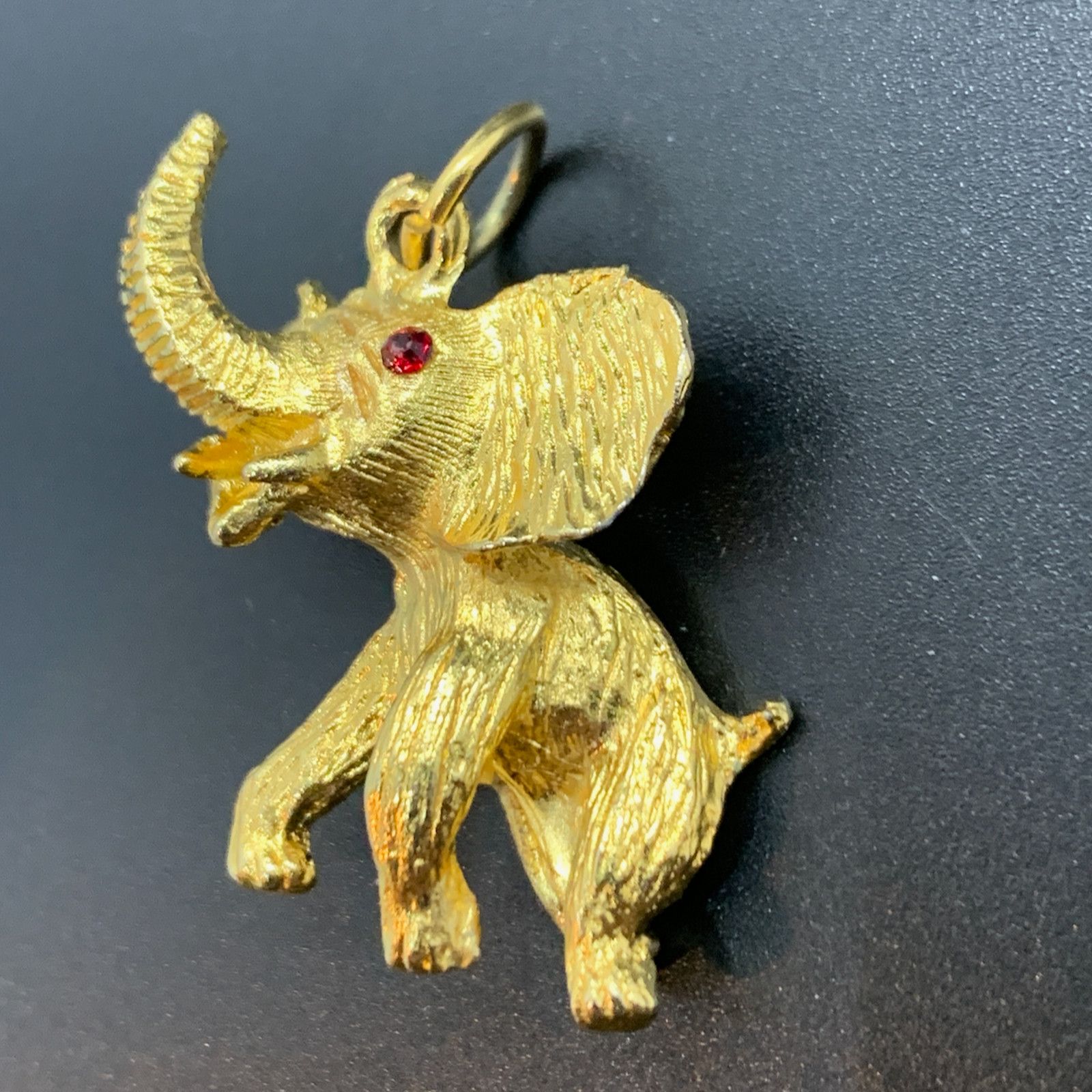 Other House of Borvani HOBCO Elephant Rhinestone Charm 1-3/8" Size ONE SIZE - 4 Thumbnail