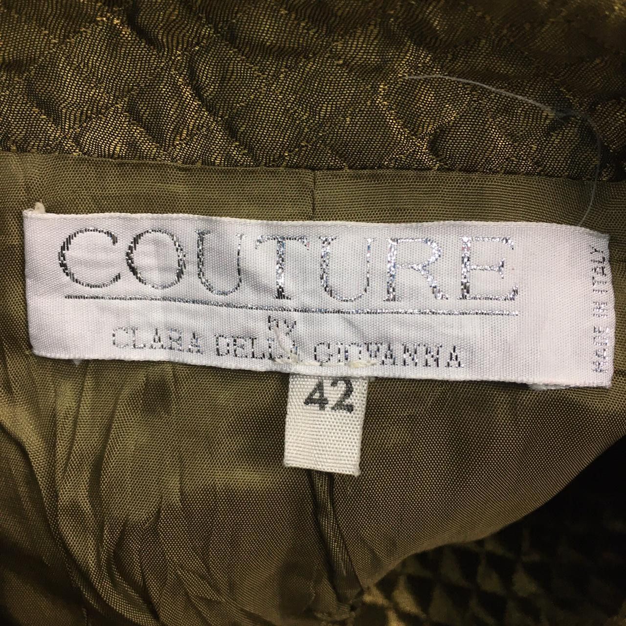 Vintage Vtg COUTURE by Clara Della Giovanna Jacket Coat Streetwear Size S / US 4 / IT 40 - 4 Thumbnail