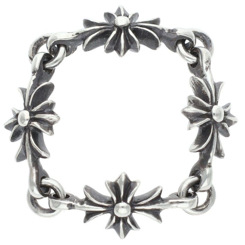 Chrome Hearts Tiny E CH PLS Triple Band Ring | Grailed